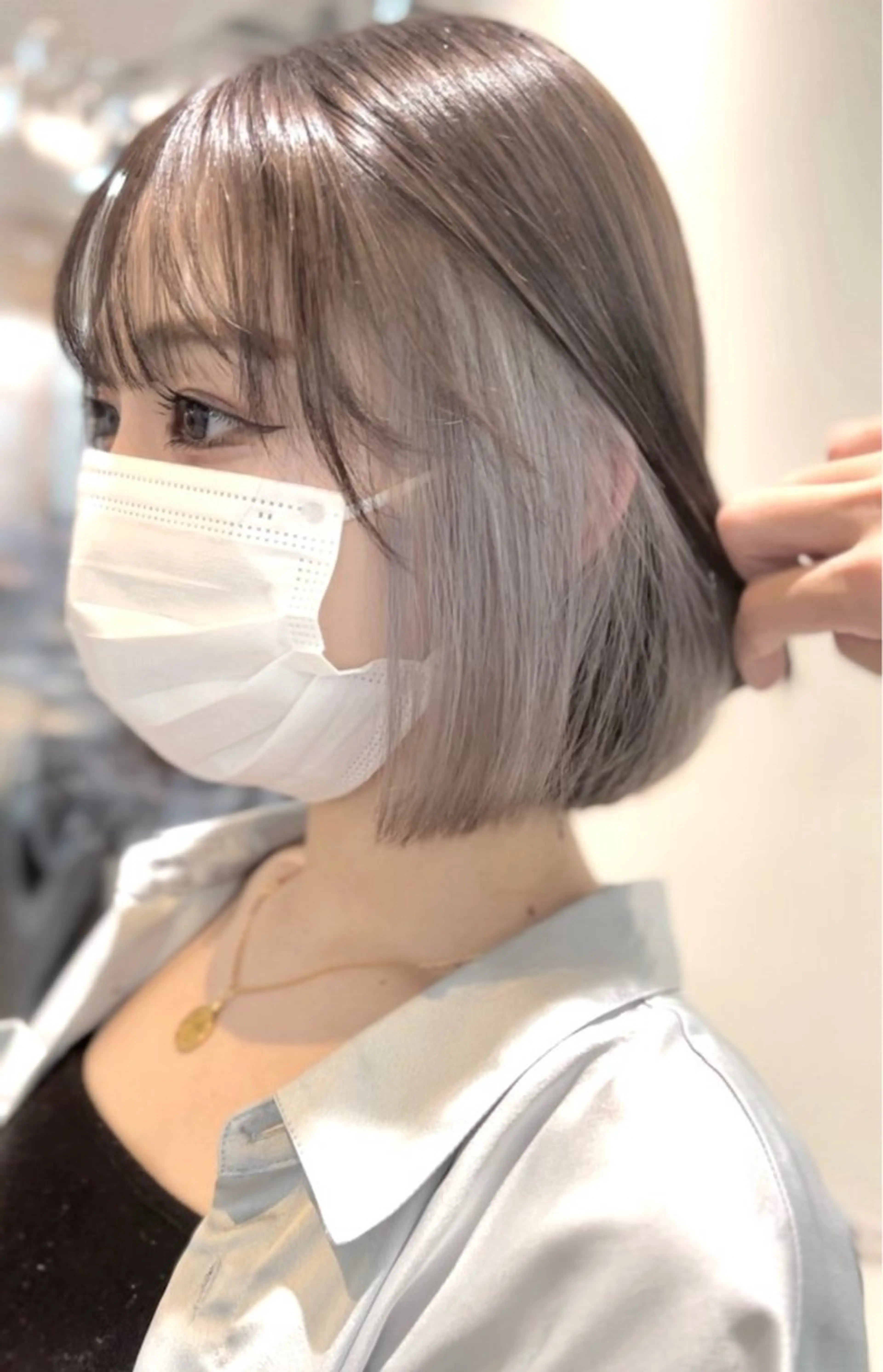 ミディアム カラー ヘアカラー トリートメント ヘッドスパ ヘアセット 🌈インナーカラー ‘ショウマ’🌈のヘアスタイル
