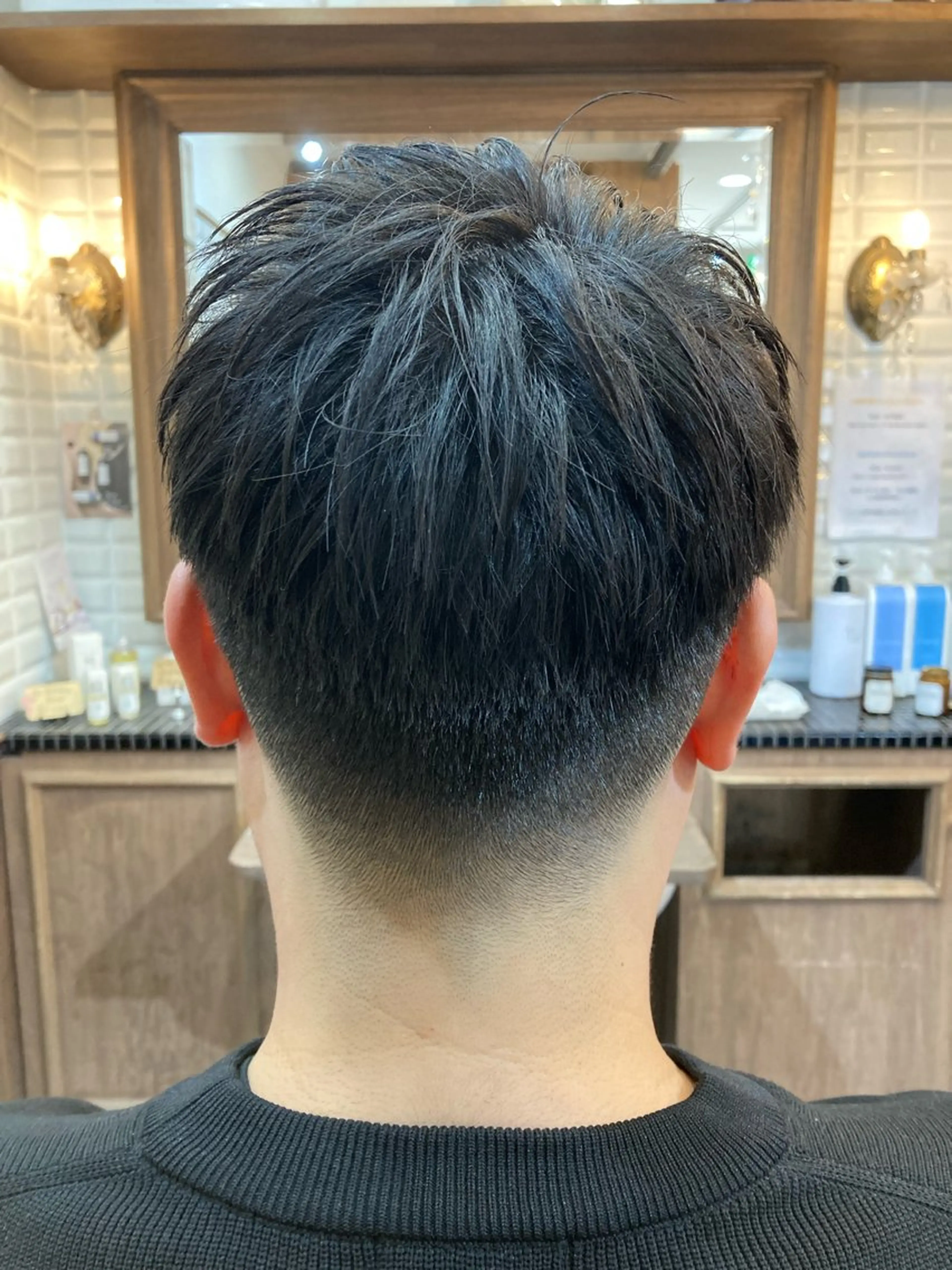 ショート メンズ ルピナス中田店長 山口大地のヘアスタイル