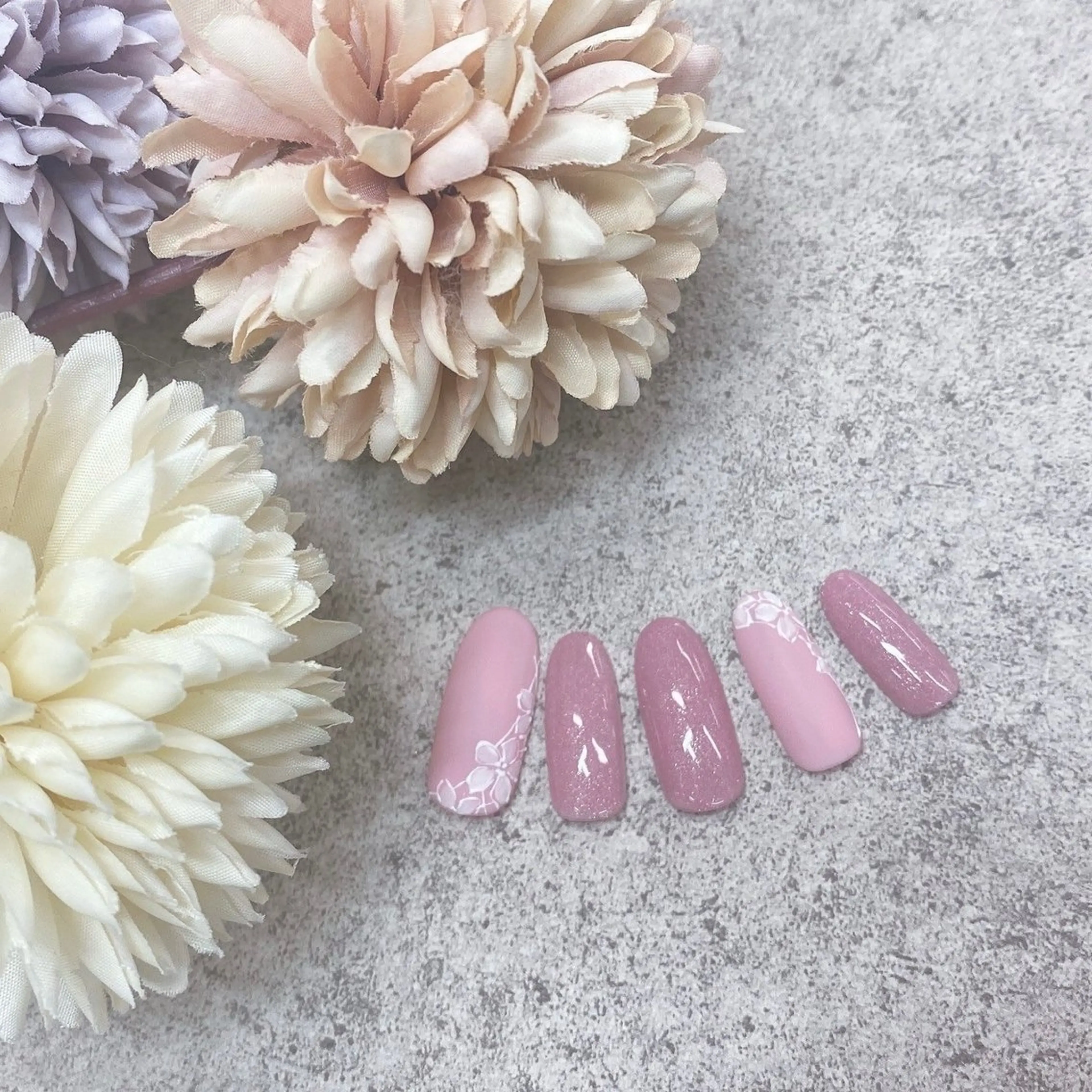 ネイル ⭐︎休業中の練習⭐︎ JNA認定講師髙橋のネイルデザイン