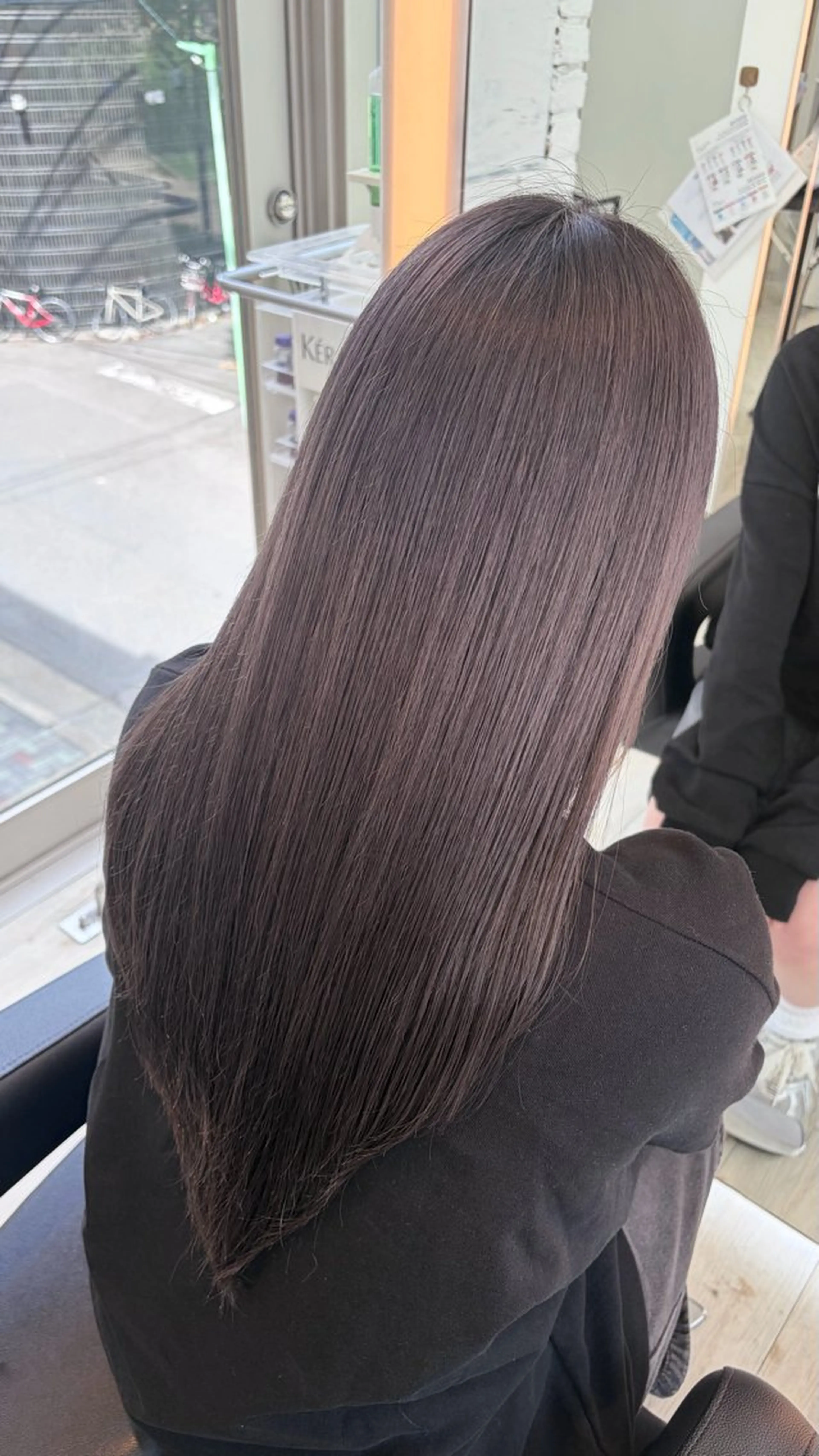 ロング カラー カット トリートメント ブリーチ/髪質改善/ ハイトーン/暖色のヘアスタイル