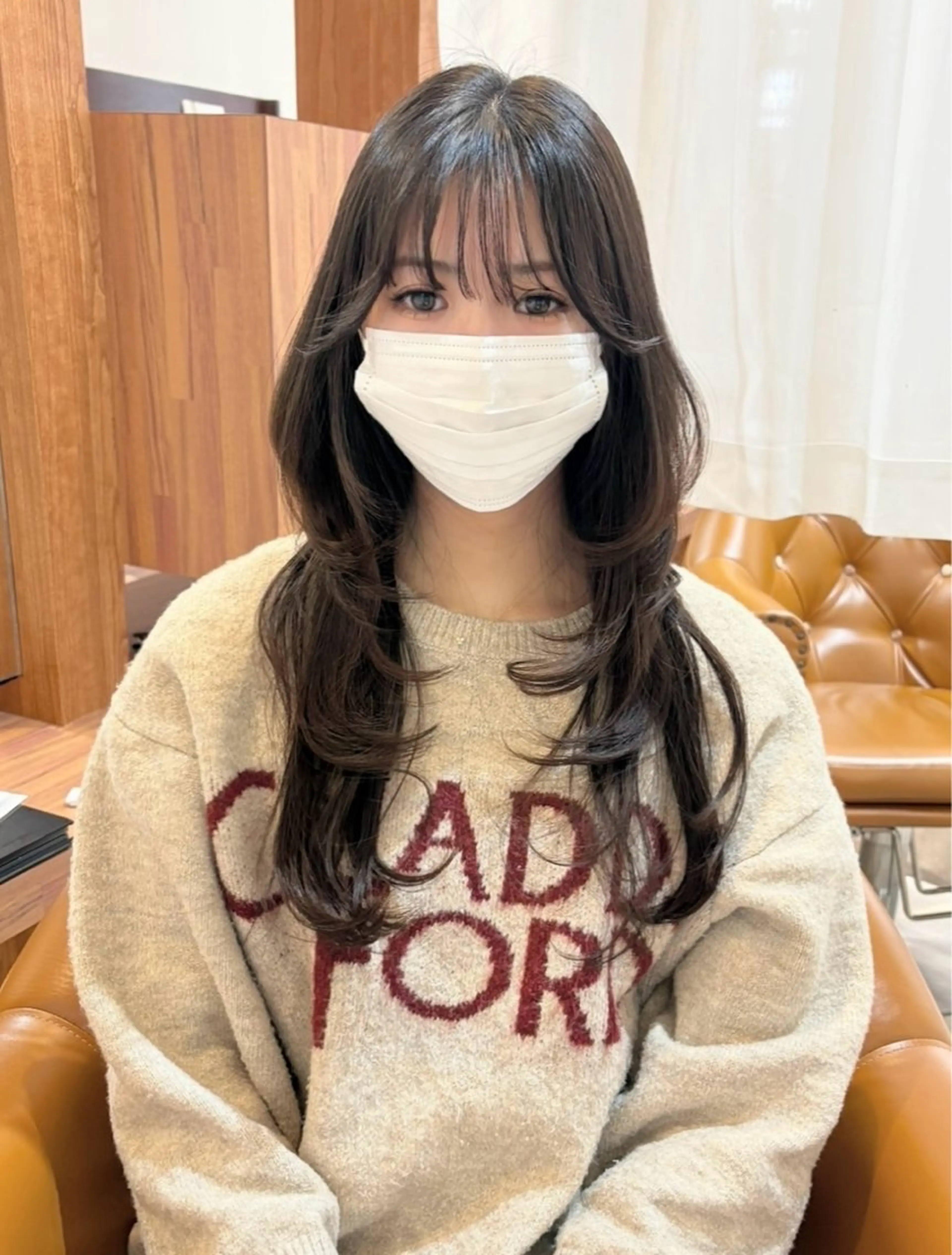 ロング 𝘈𝘐𝘙𝘐♡ レイヤーカットのヘアスタイル