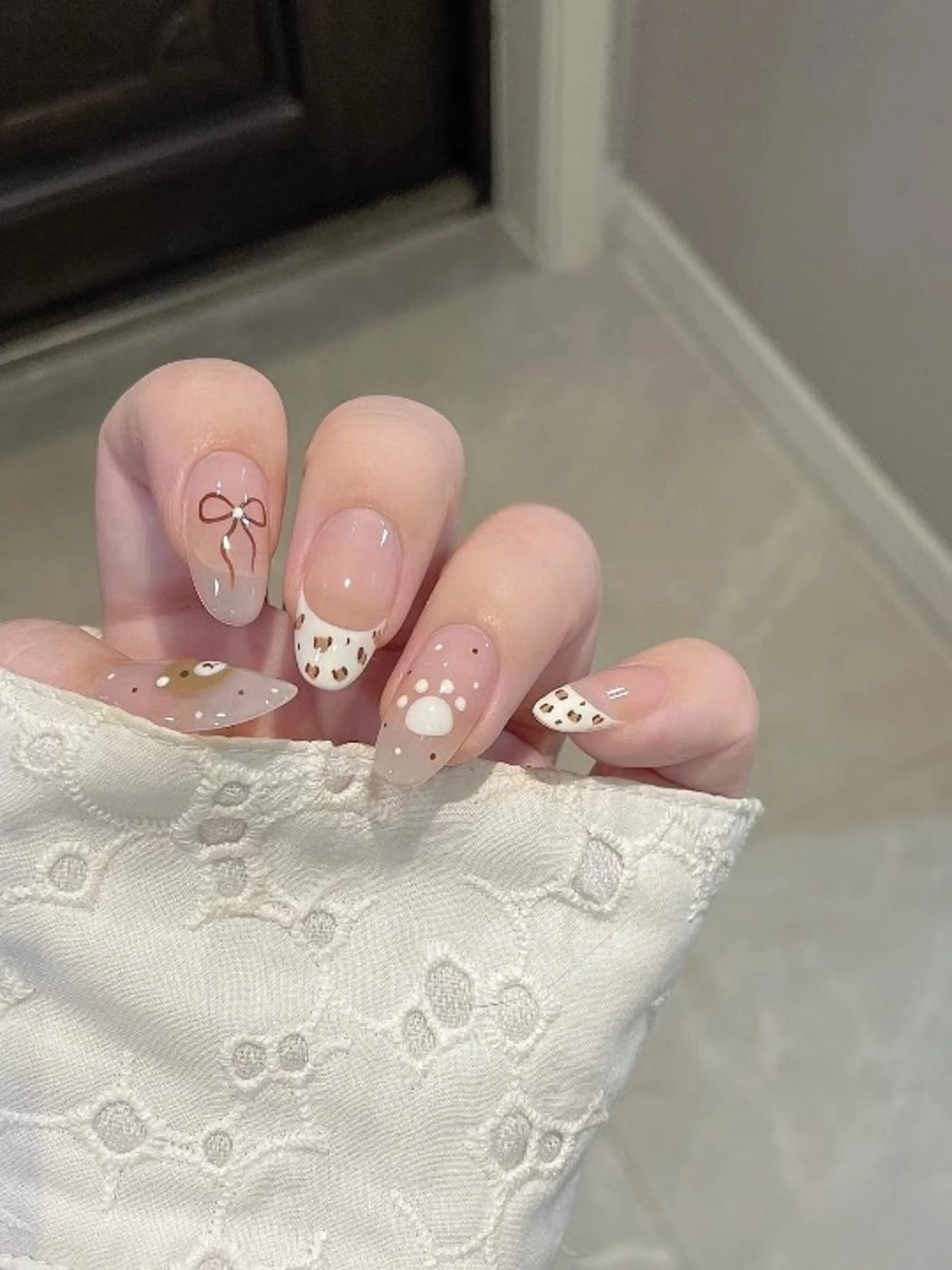 カラー グラデーションカラー ピンクカラー ハンドネイル AIN Nailのネイルデザイン