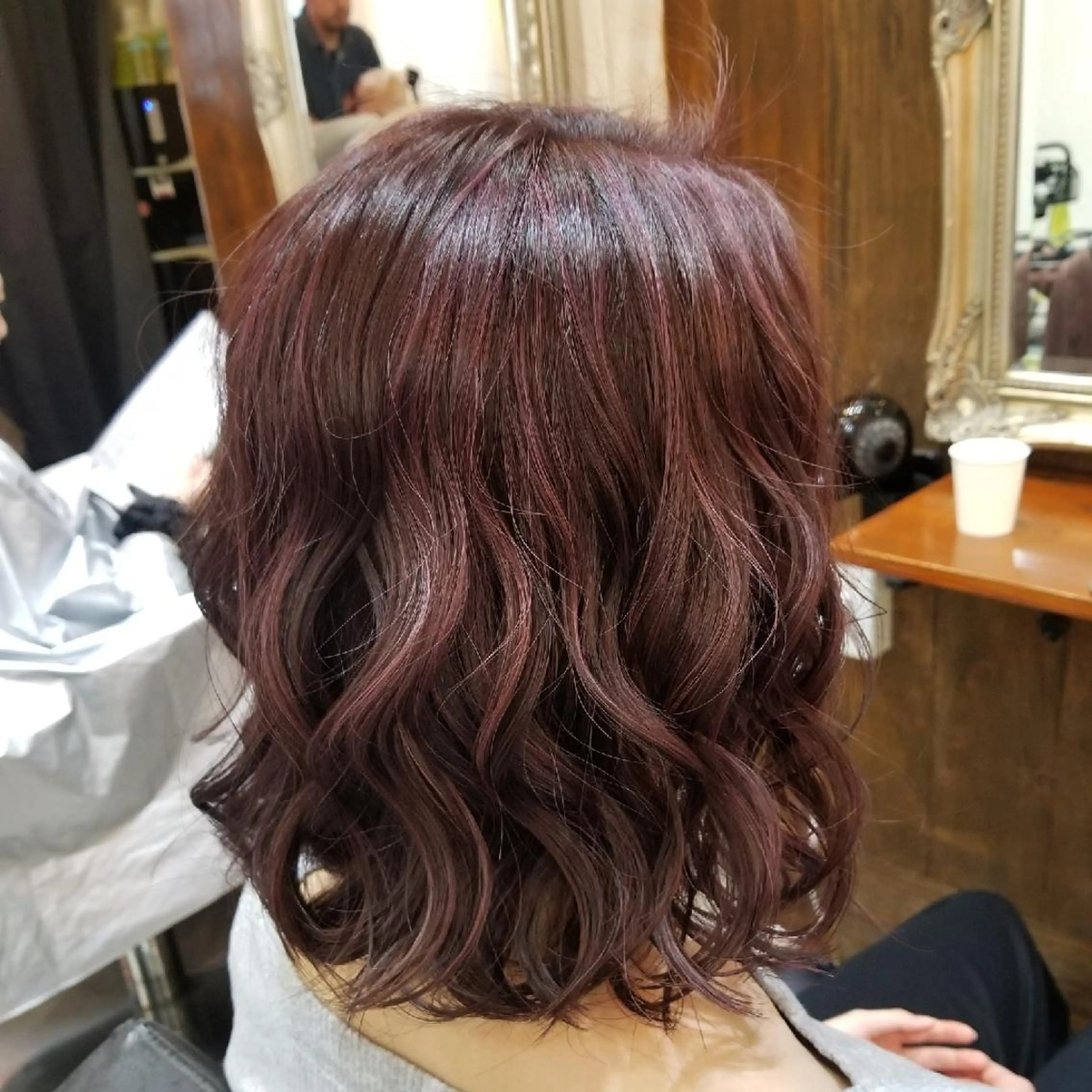 ミディアム カラー ヘアカラー bathair  所属・bathair 持田侑祐のヘアスタイル