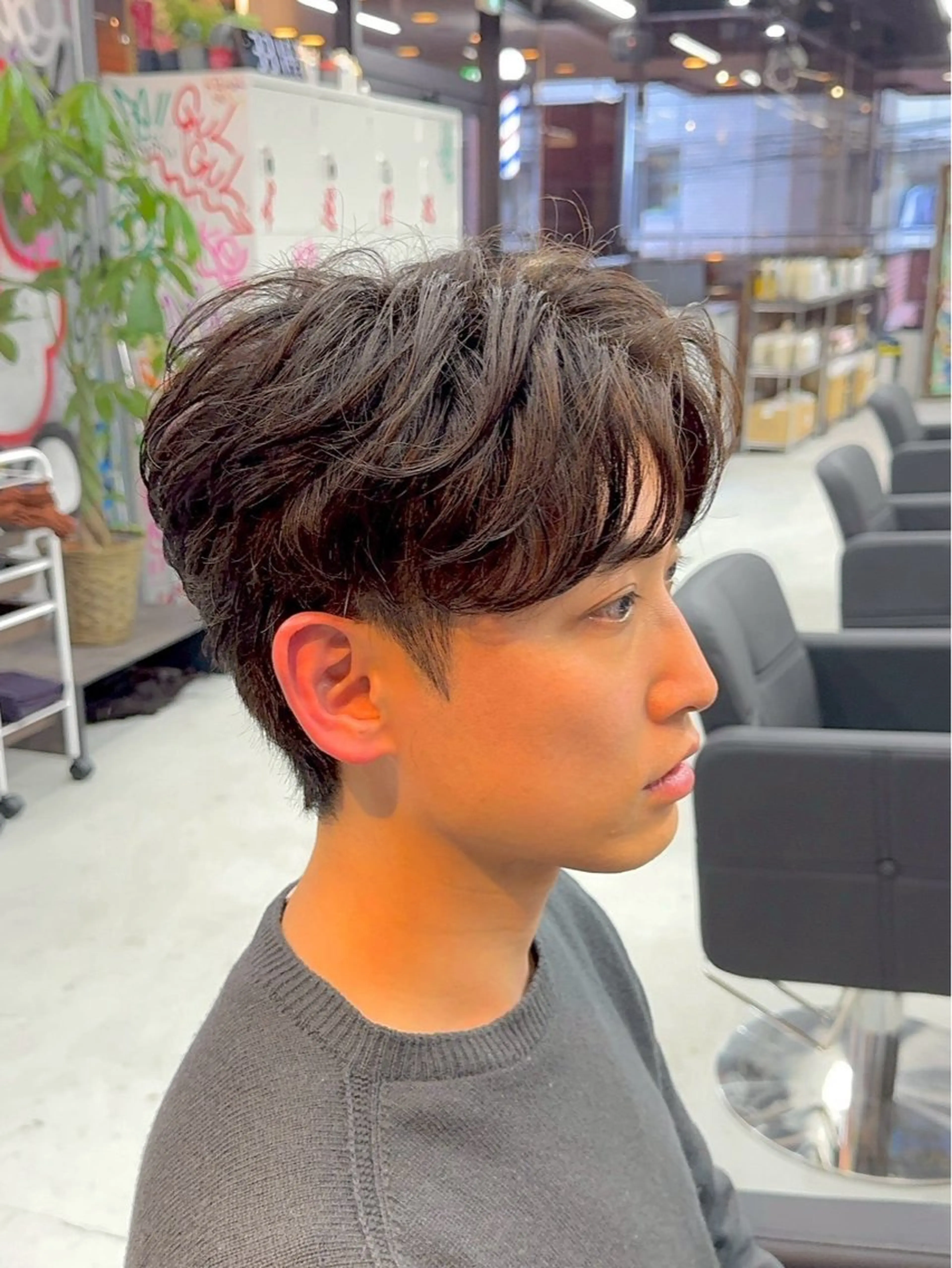 パーマ メンズ カット ヘアカラー 🔥メンズ特化🔥 パーマ🔥カメイのヘアスタイル
