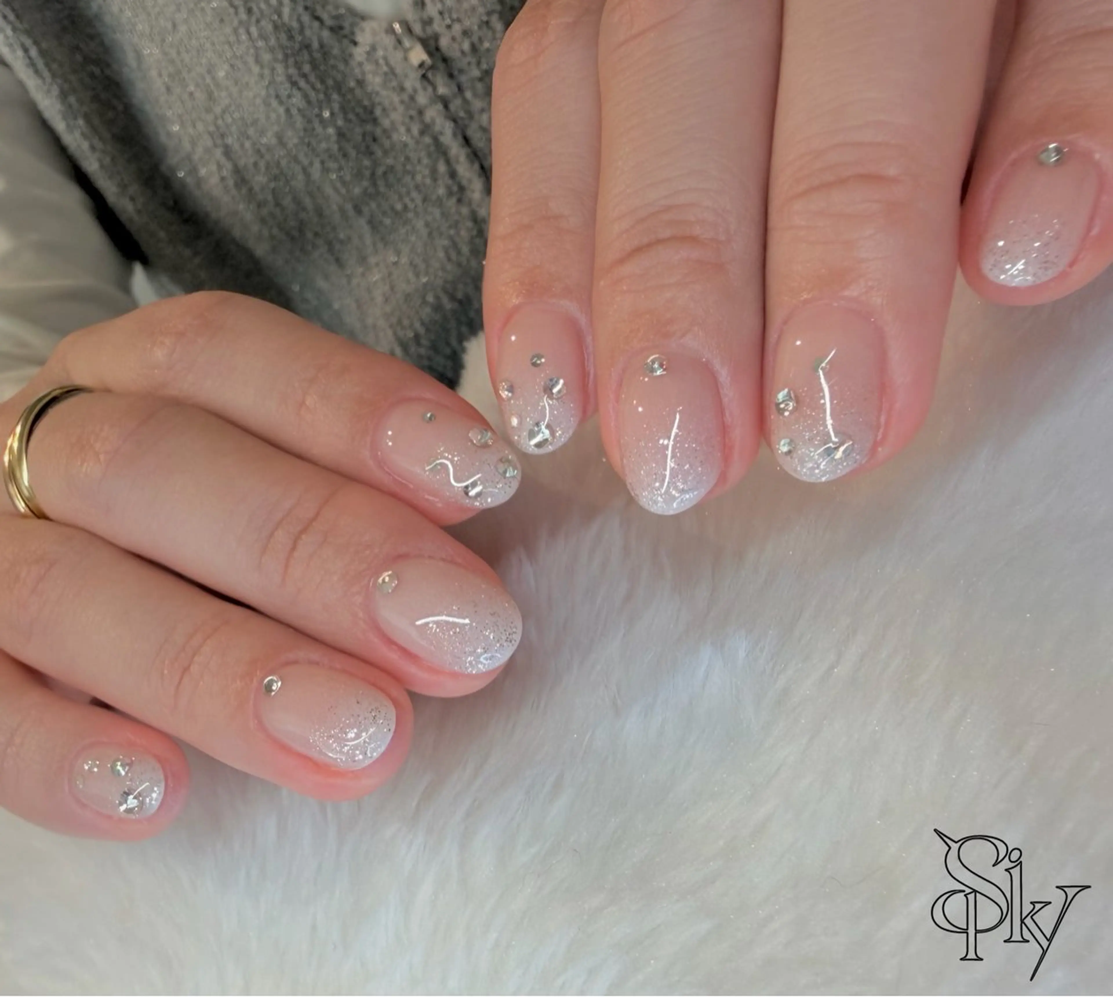 ネイル ハンドネイル Spiky とうげ ふうかのネイルデザイン