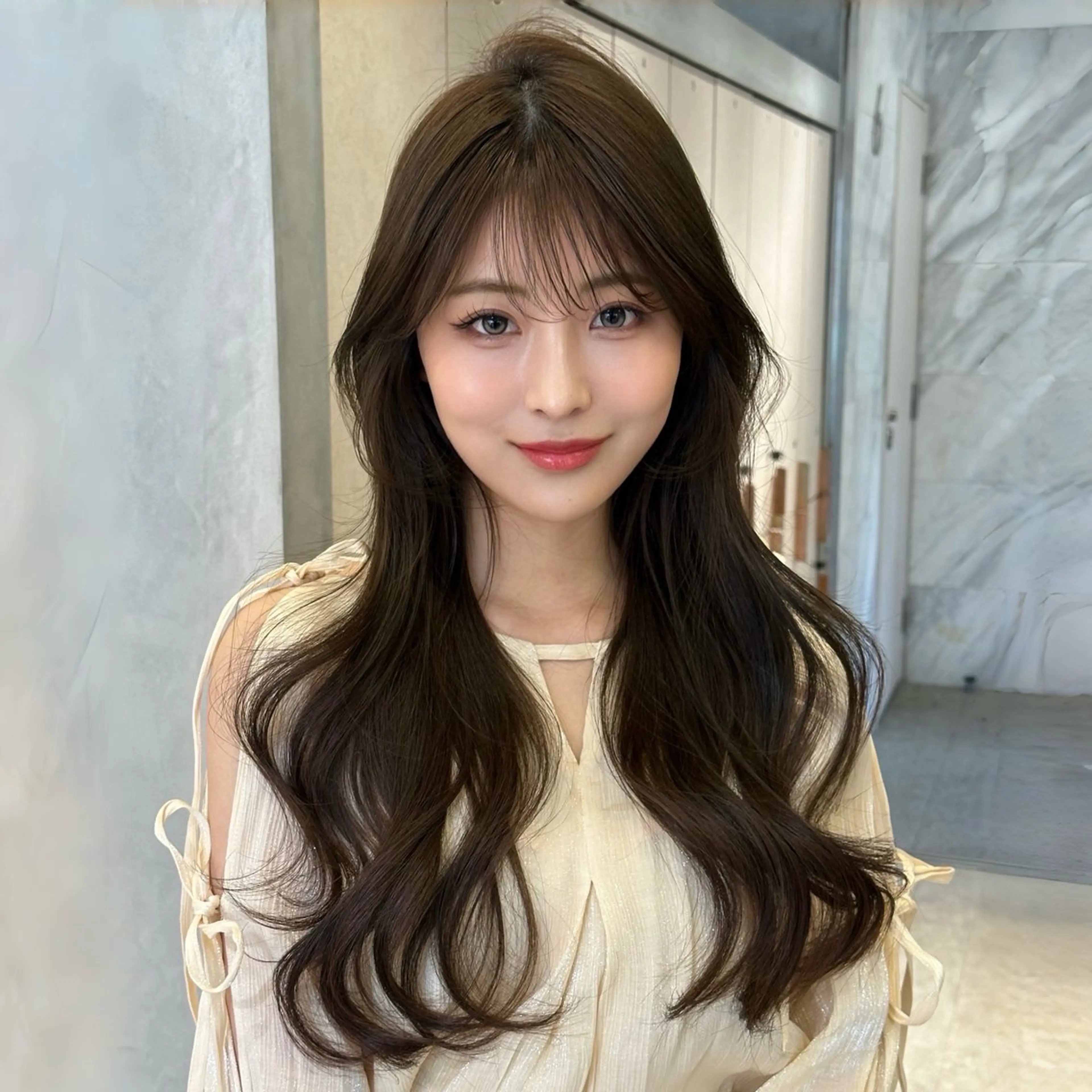 ロング カラー ヘアカラー 艶カラー💖モデル 募集中🐾Yuraのヘアスタイル