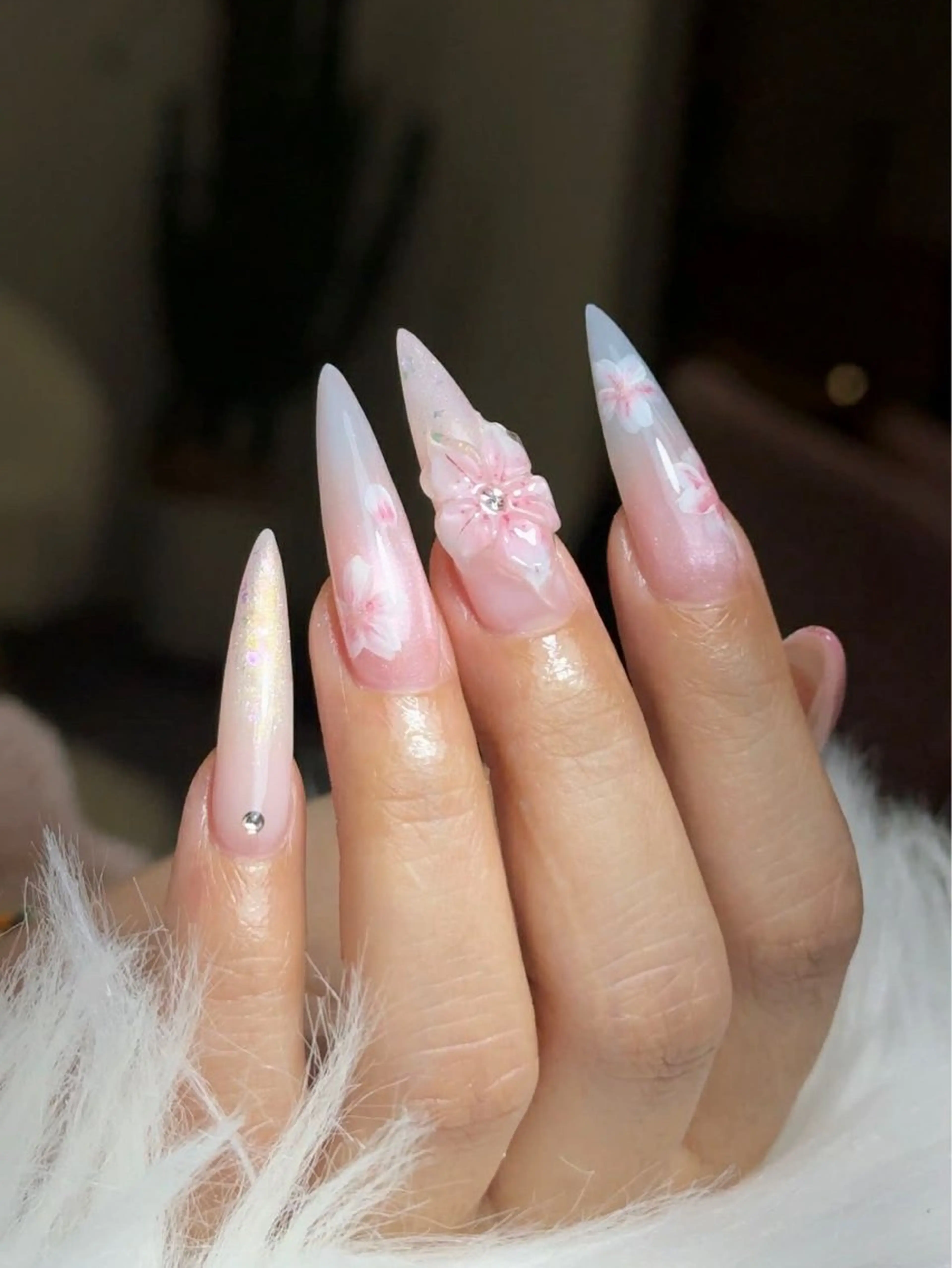 ネイル ワンホンネイル ハンドネイル かおり 奏のネイルデザイン