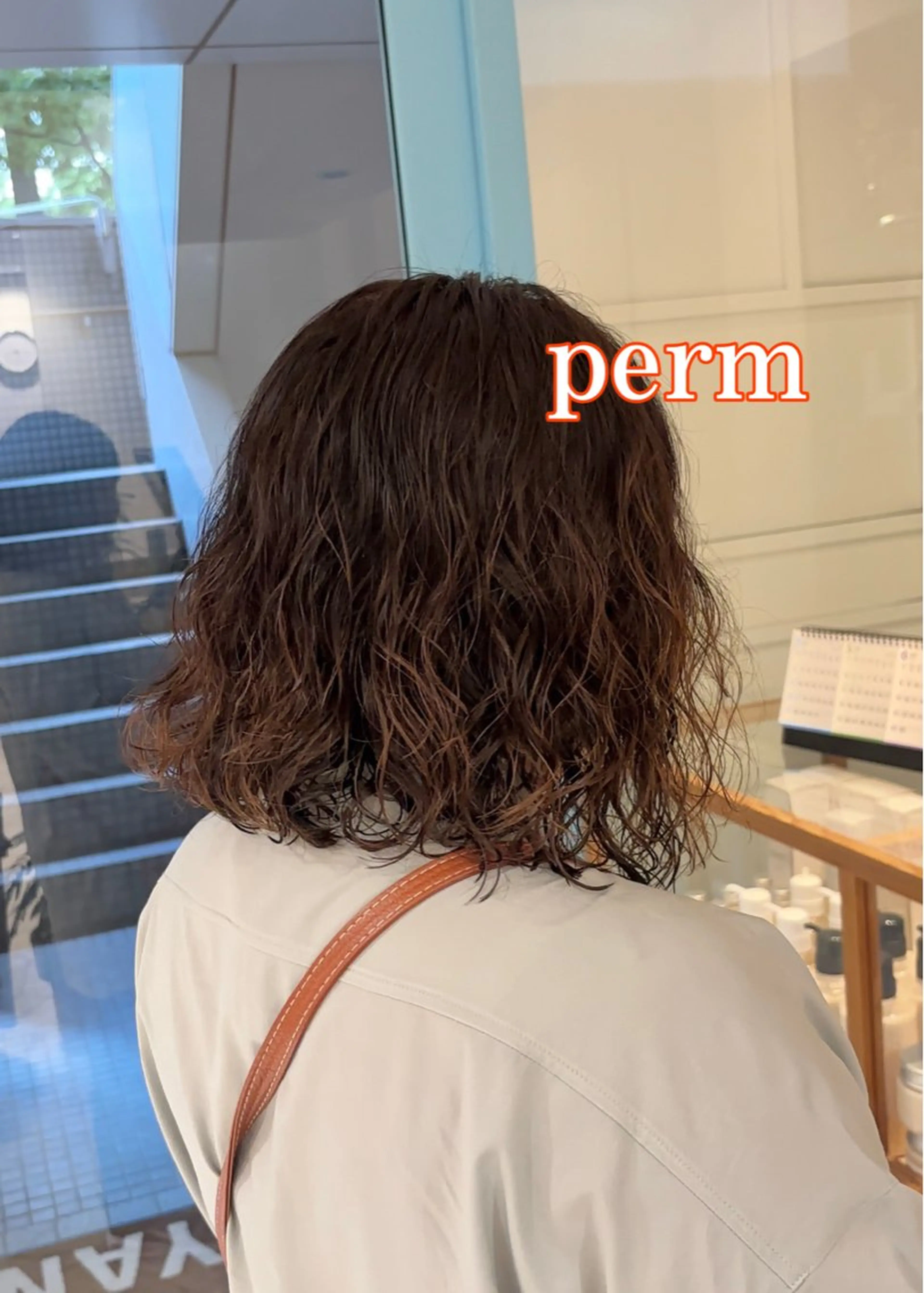 ミディアム パーマ CYAN.栄店所属・パーマ/髪質改善 【榎本千夏】のヘアスタイル