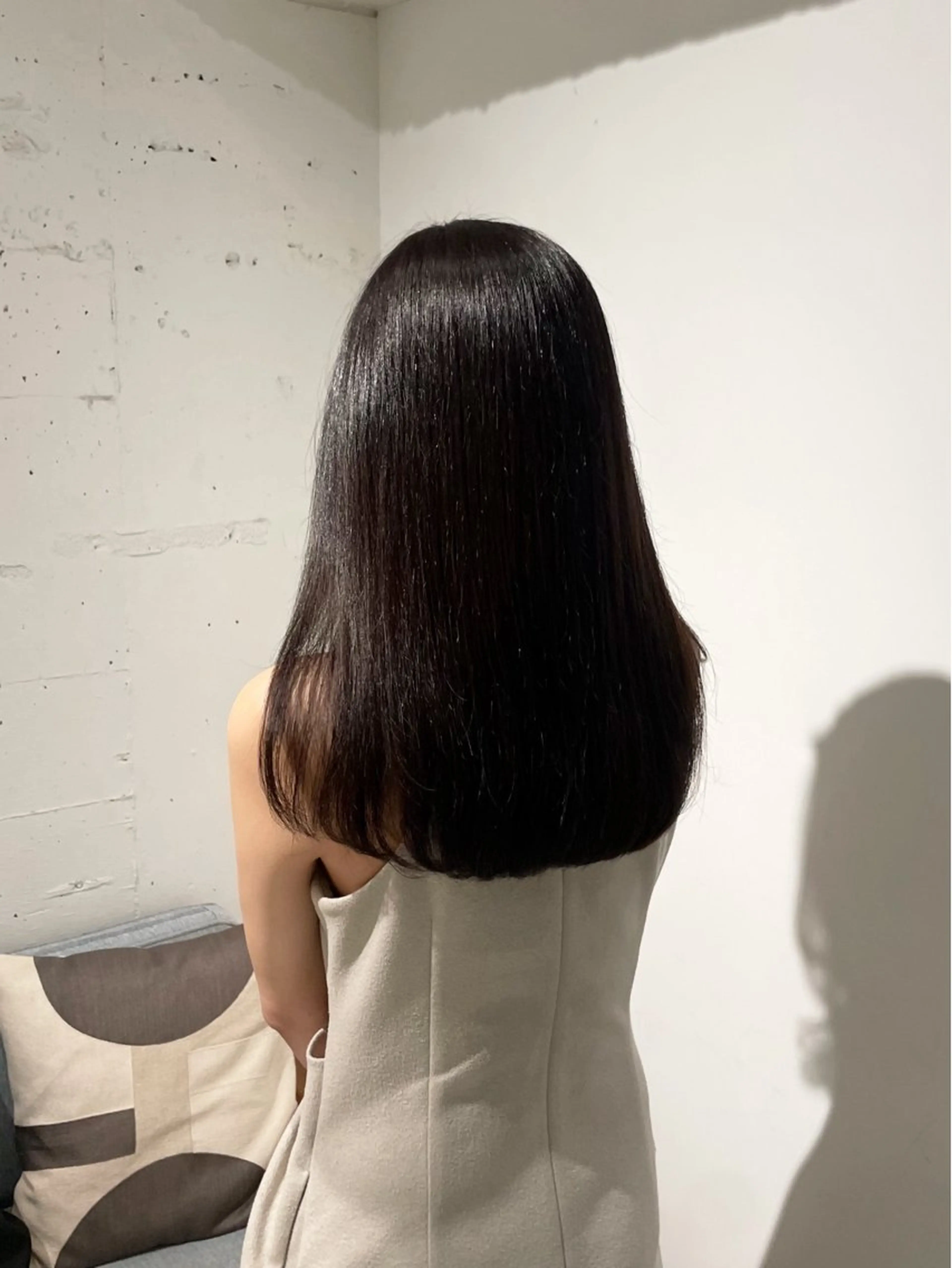 セミロング カラー ヘアカラー トリートメント 暖色カラー / rio🐏 / 目黒のヘアスタイル