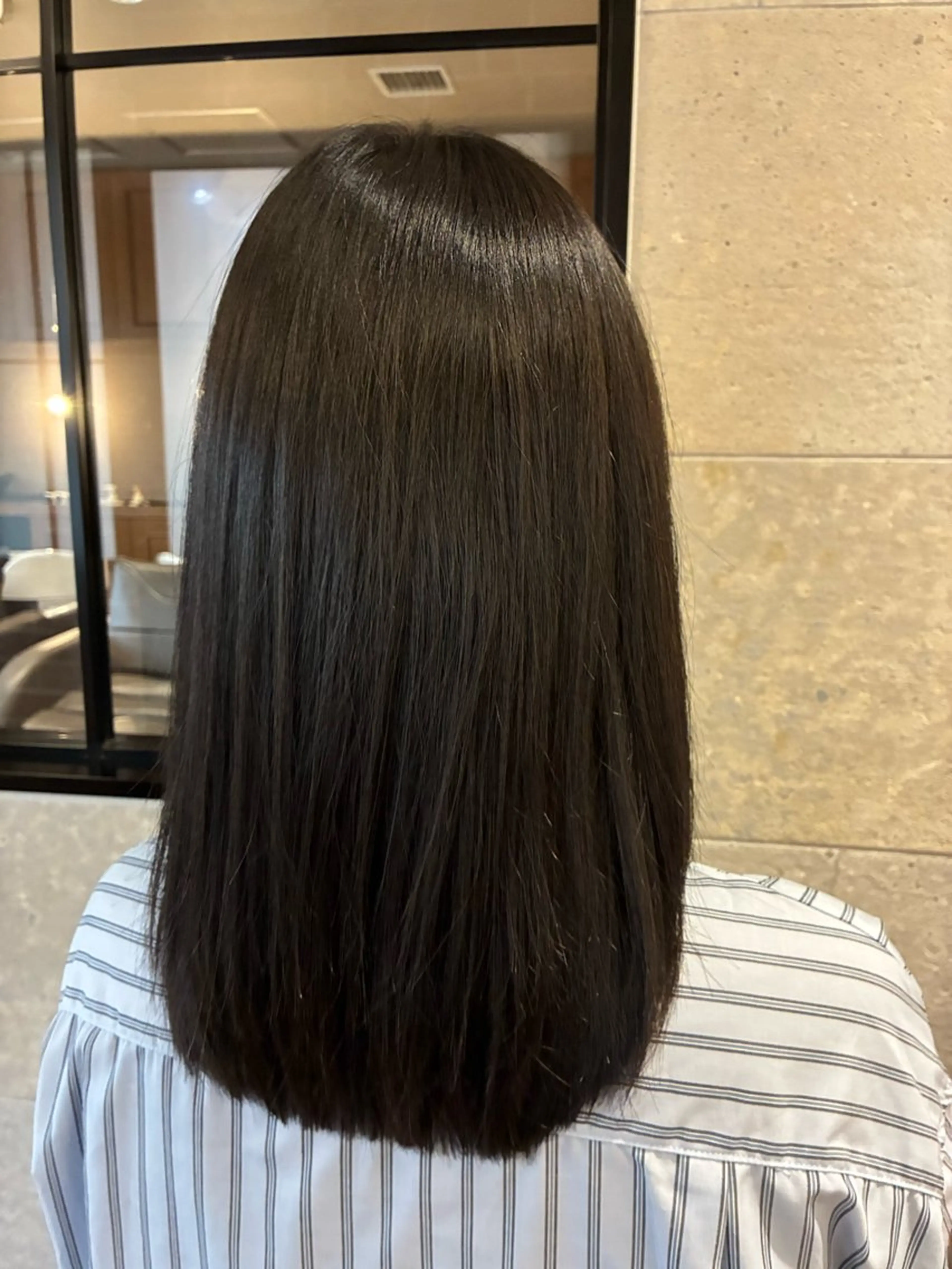 セミロング カラー 💖カット 無料💖まな🫧のヘアスタイル