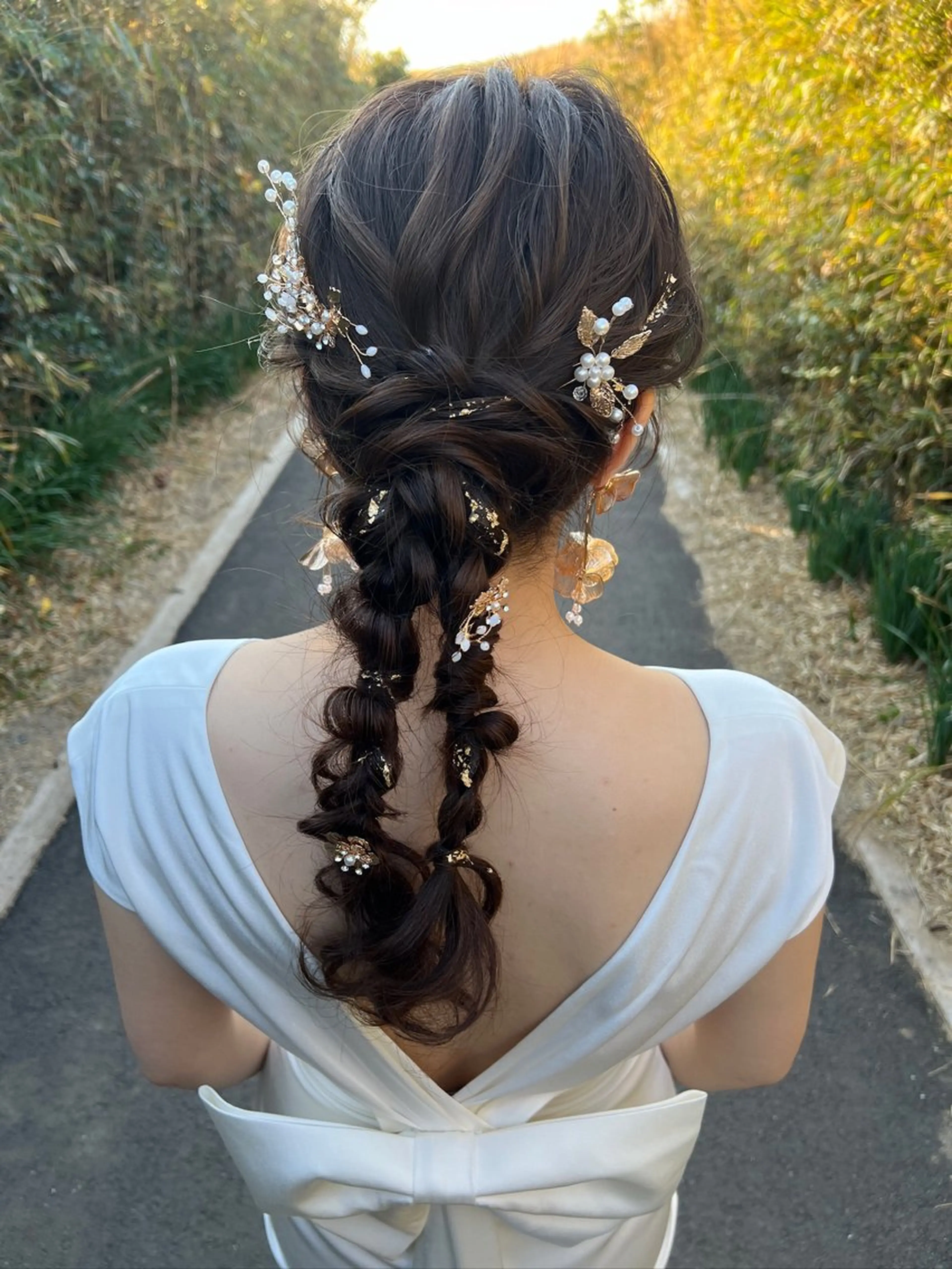 ロング ヘアアレンジ 【ヘアセット専門】 ヘアメイクＭＡＮＡのヘアスタイル