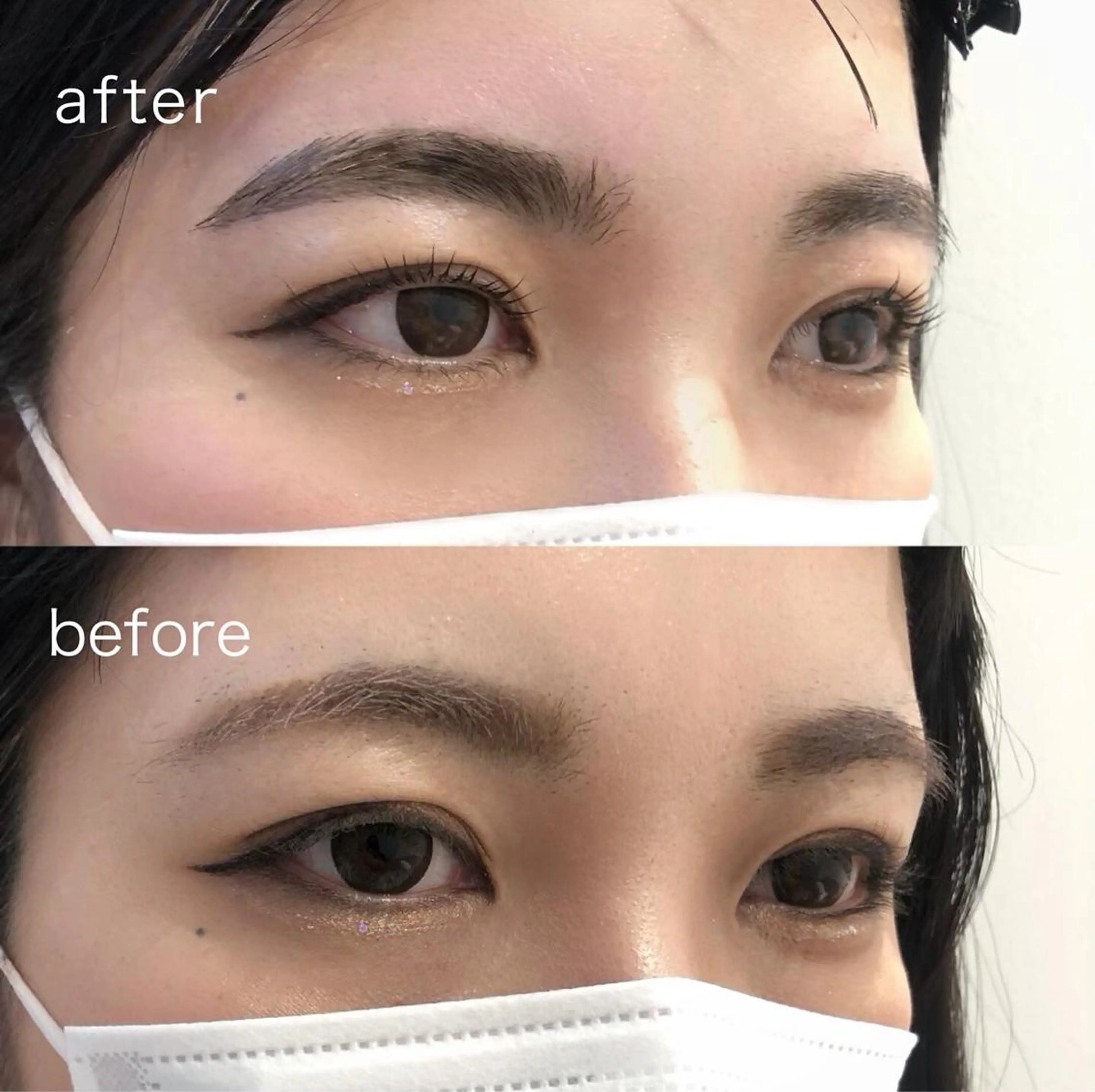 パーマ マツエク・マツパ アイブロウ 眉毛ワックス脱毛 ナチュラル 一重×まつ毛パーマ ストレートパーマ 眉毛　まつ毛パーマ suu梅田のエステ・リラクイメージ