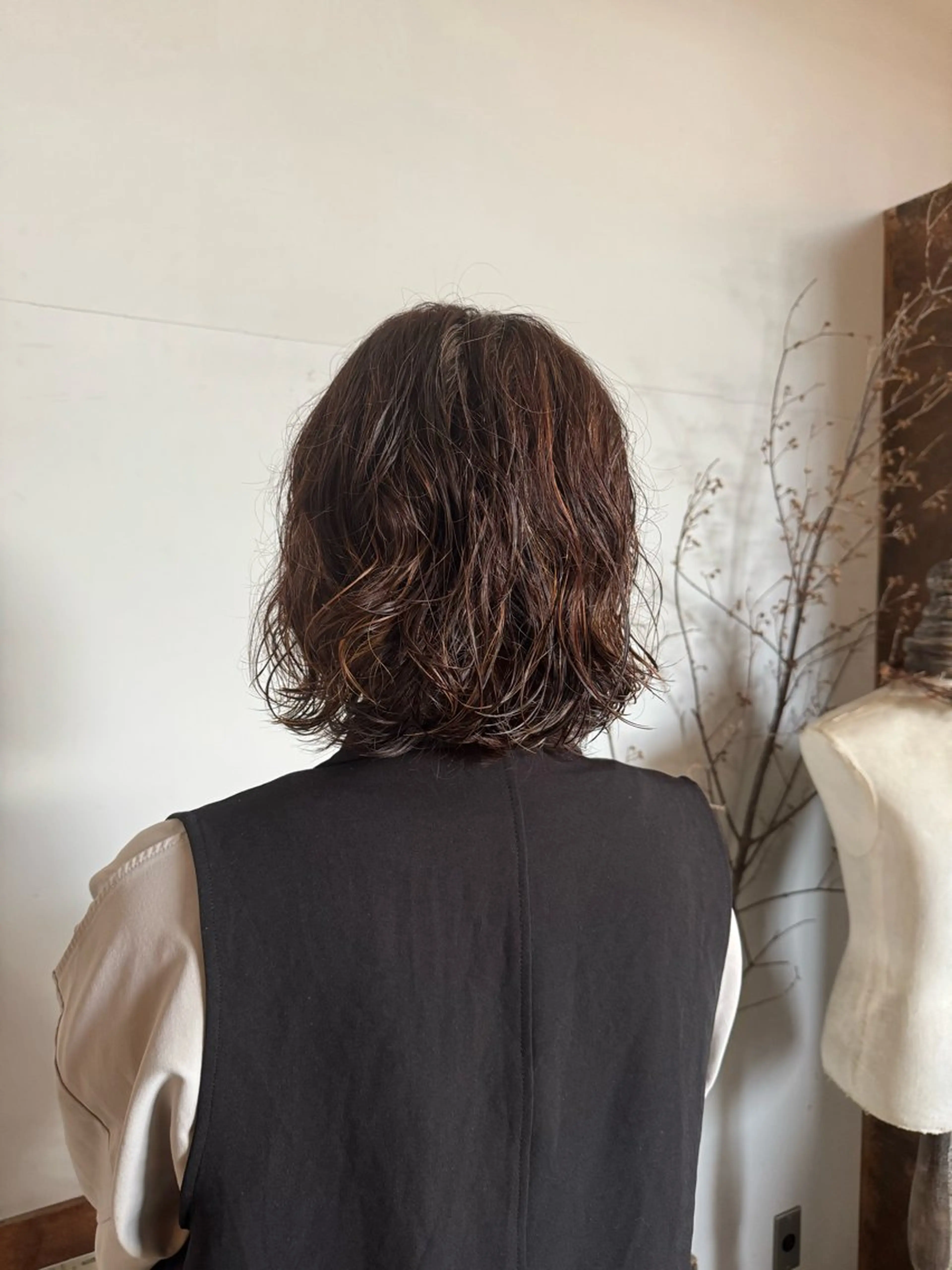 レディースカット＋パーマ＋トリートメントの写真