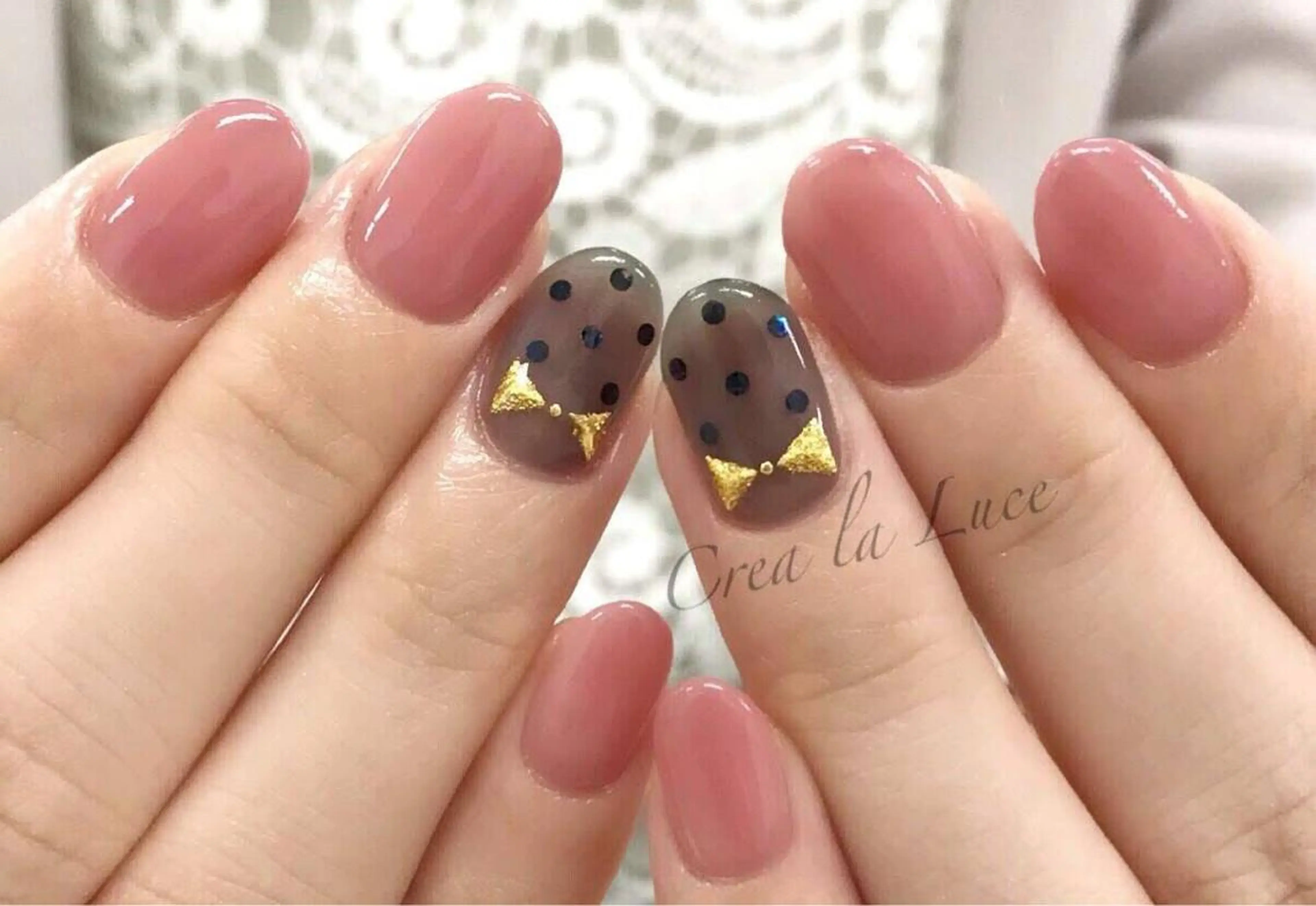 ネイル シンプルネイル クレアラルーチェ studentサロンのネイルデザイン