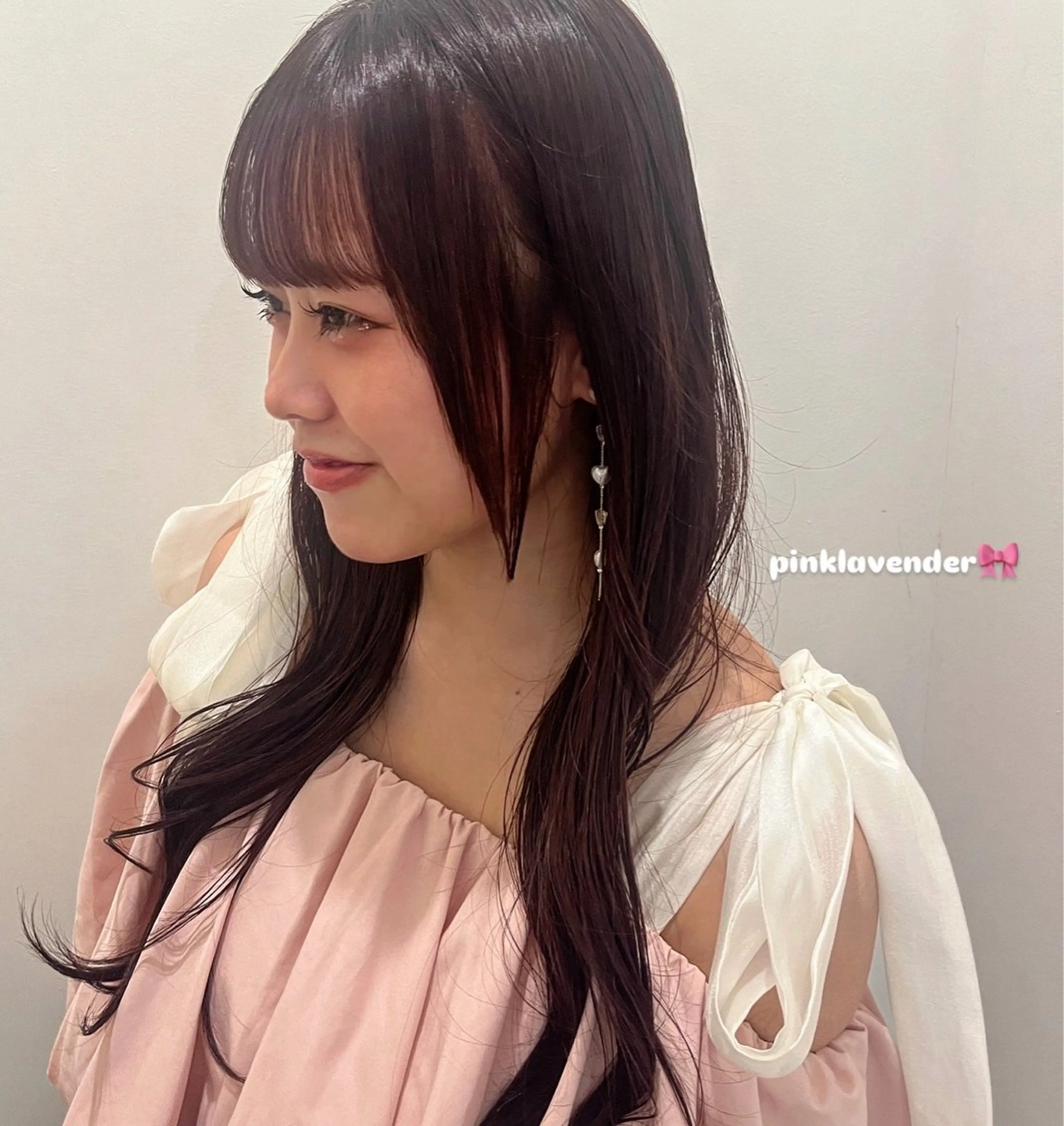 ロング カラー ヘアカラー 透明感カラー🪽 ゆうかのヘアスタイル