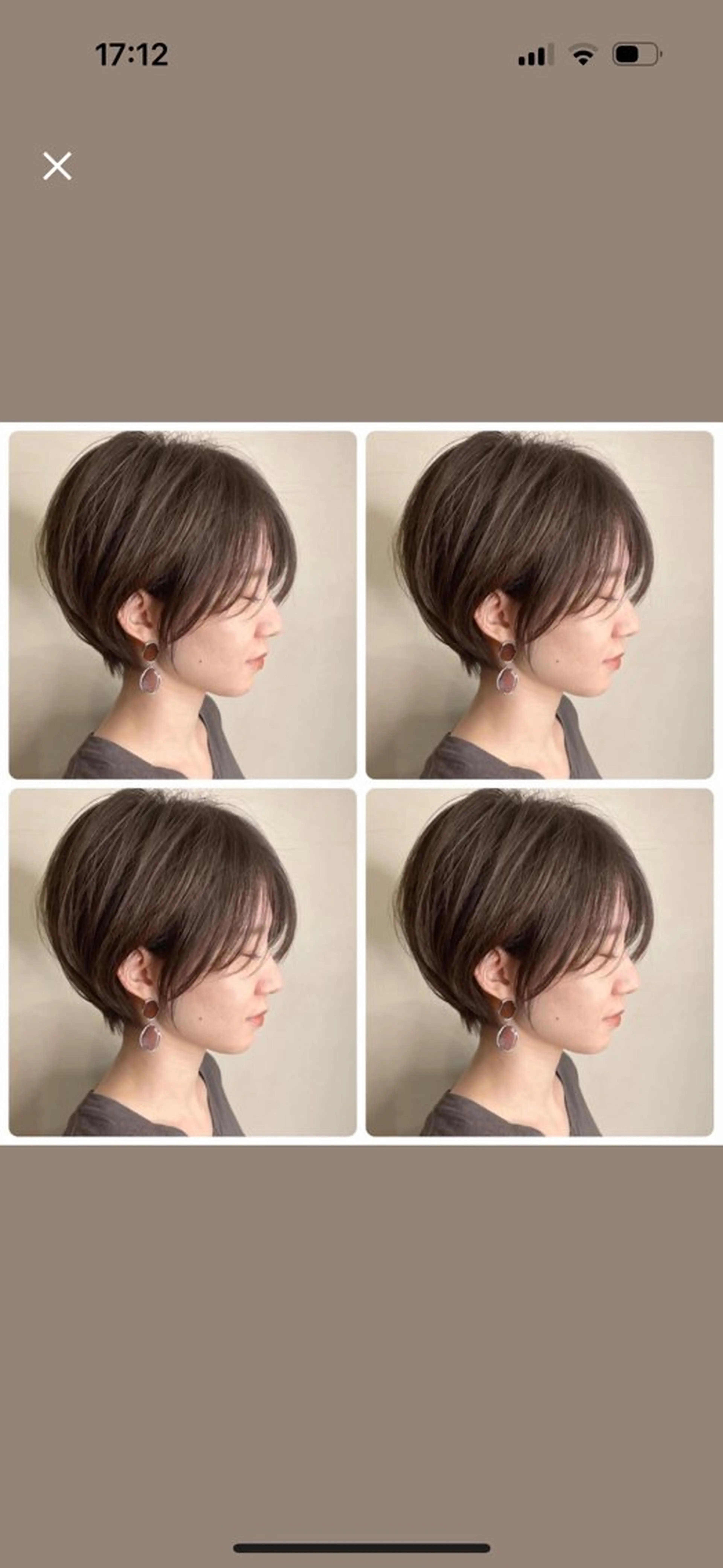 ショート カラー ハイライトカラー ハイライト ショートヘア カット ヘアカラー トリートメント 京都大人女性ショート 徒歩1分/秋山のヘアスタイル