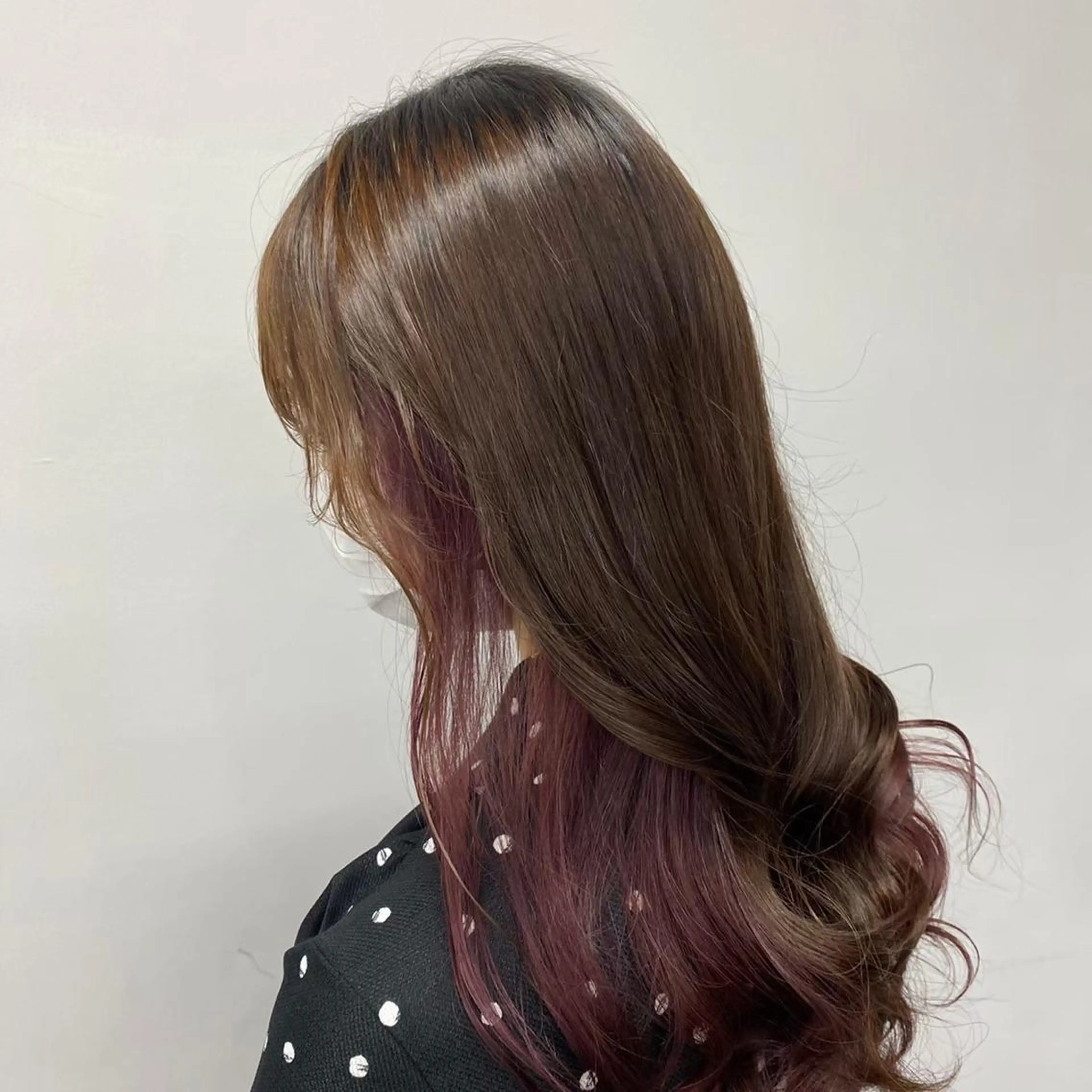 ロング カラー ピンクカラー 💖札幌カラー 指名No.1💖玲奈のヘアスタイル