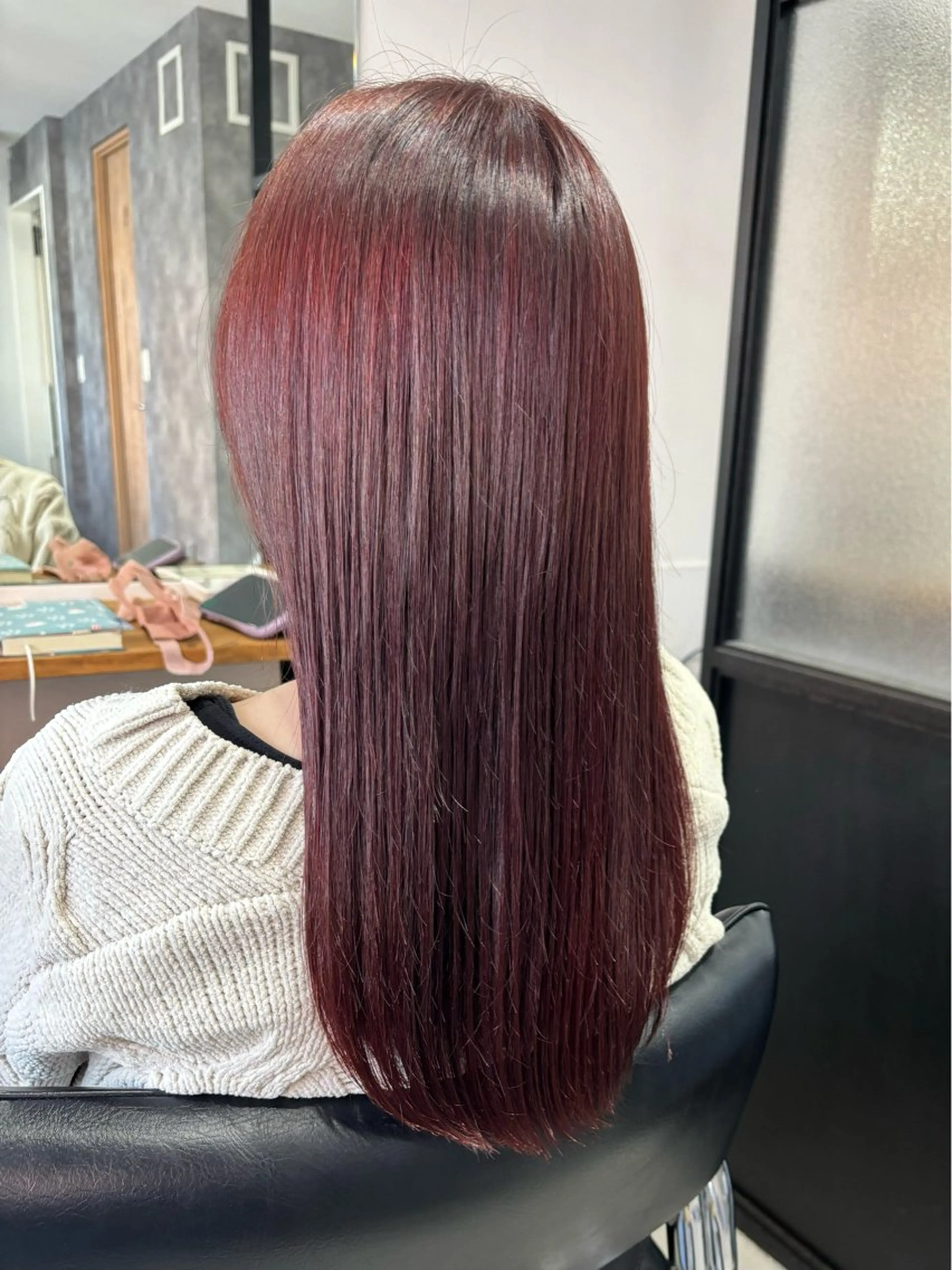 セミロング カラー ヘアアレンジ 川崎のカラー職人🥣 kentaのヘアスタイル