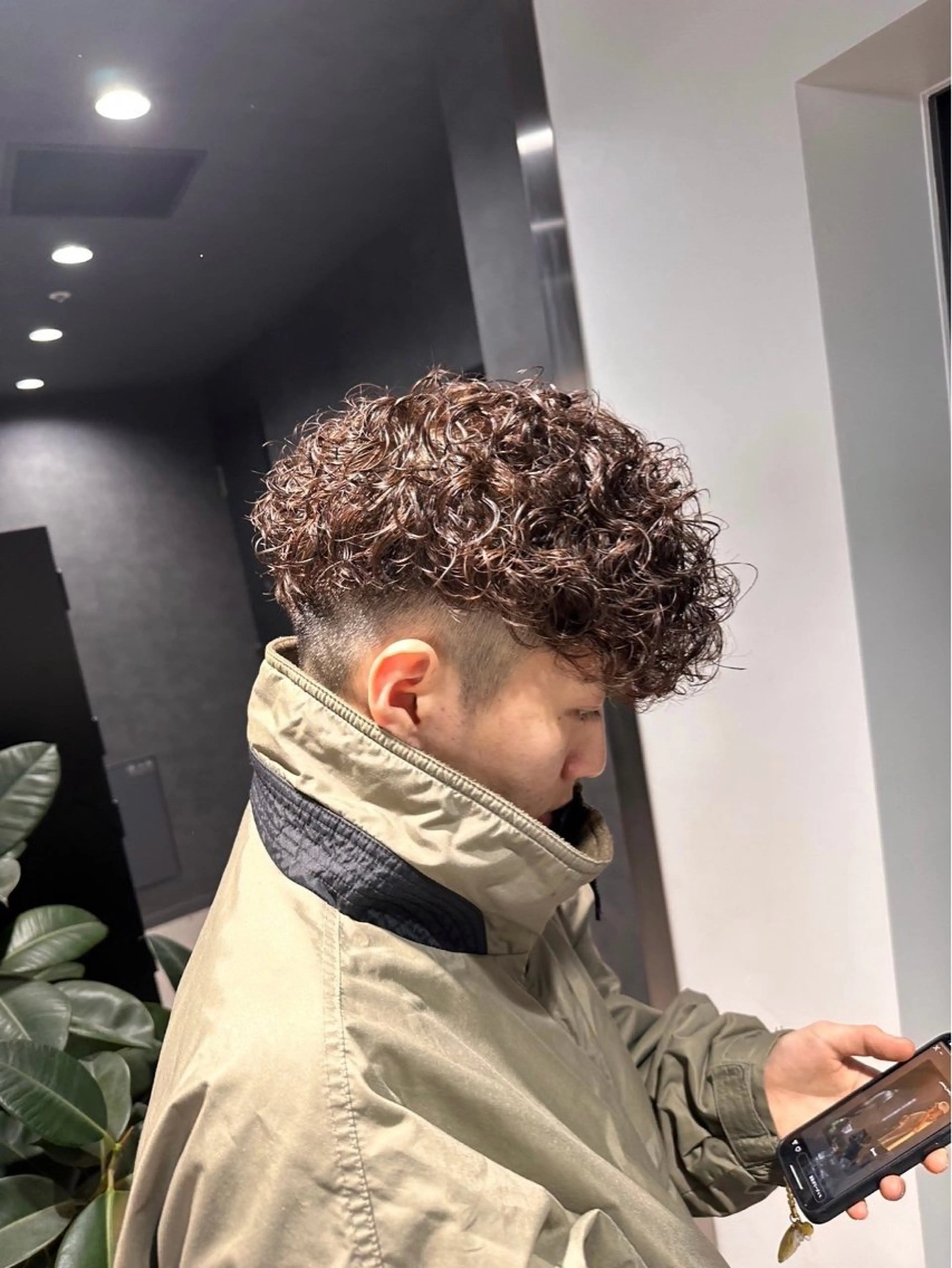 パーマ メンズ カット パーマ クラシックスタイル 💈鈴木洵誠のヘアスタイル