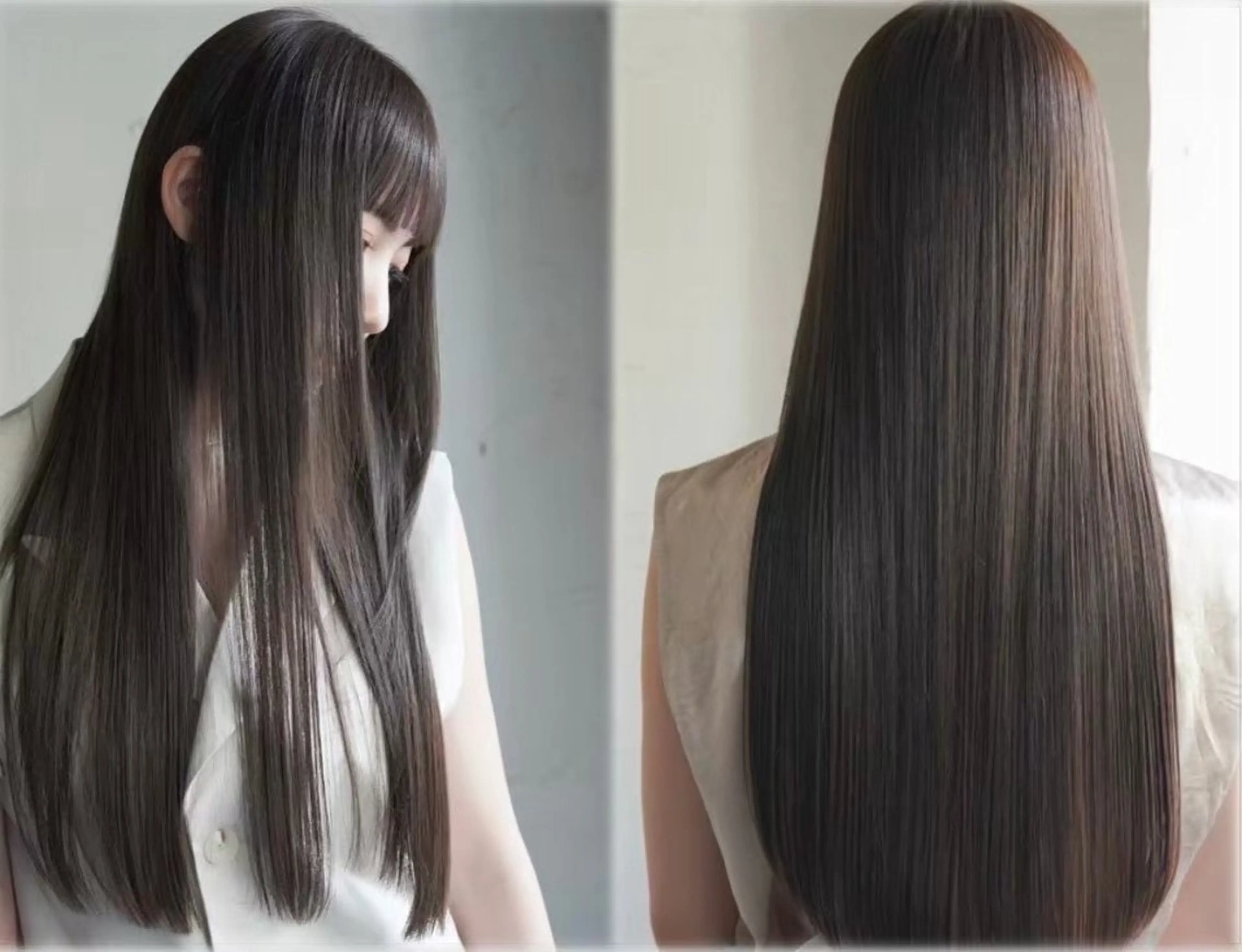 縮毛矯正 末廣 結音のヘアスタイル