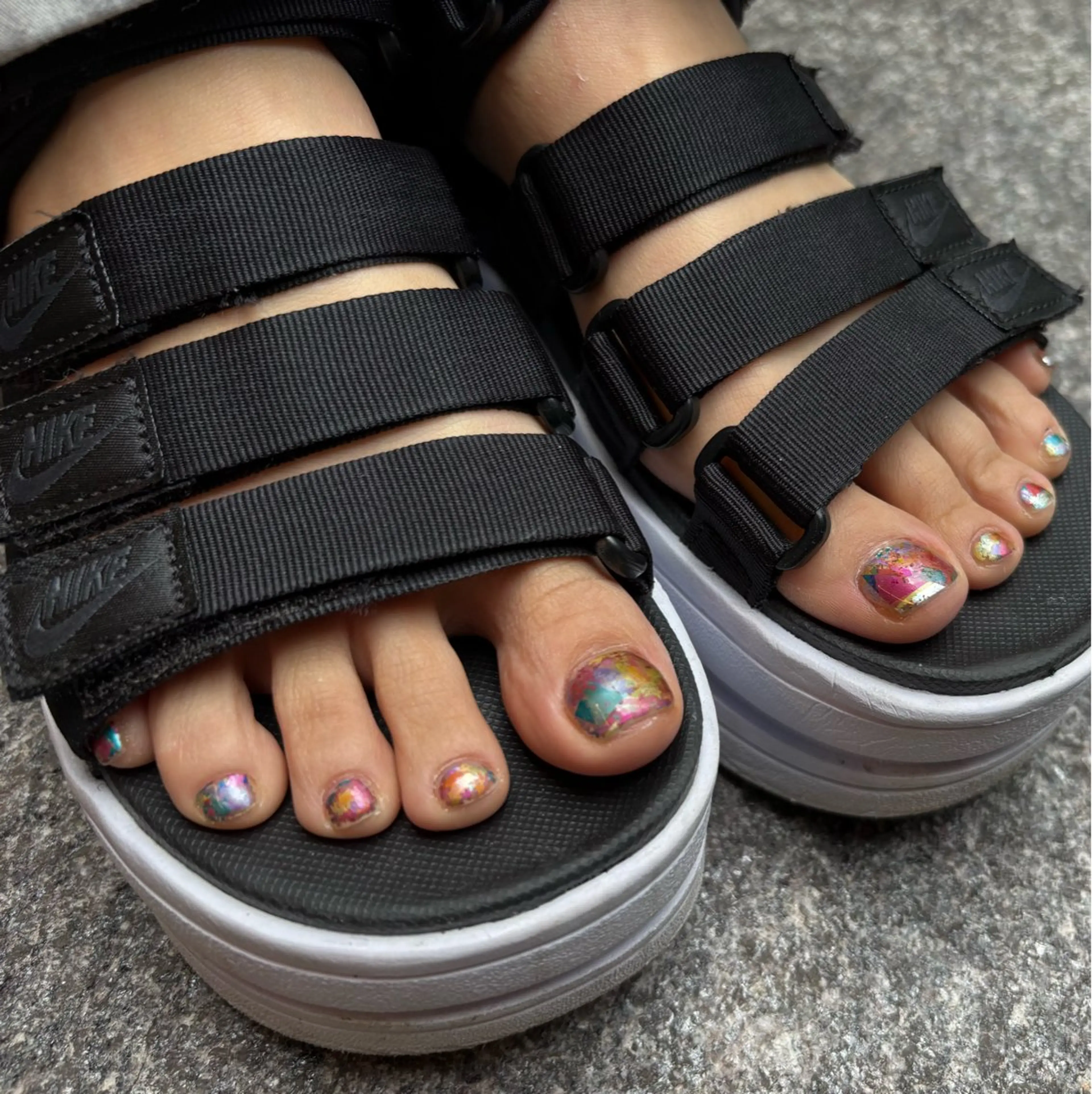 ネイル フットネイル 祇園 彩寧のネイルデザイン