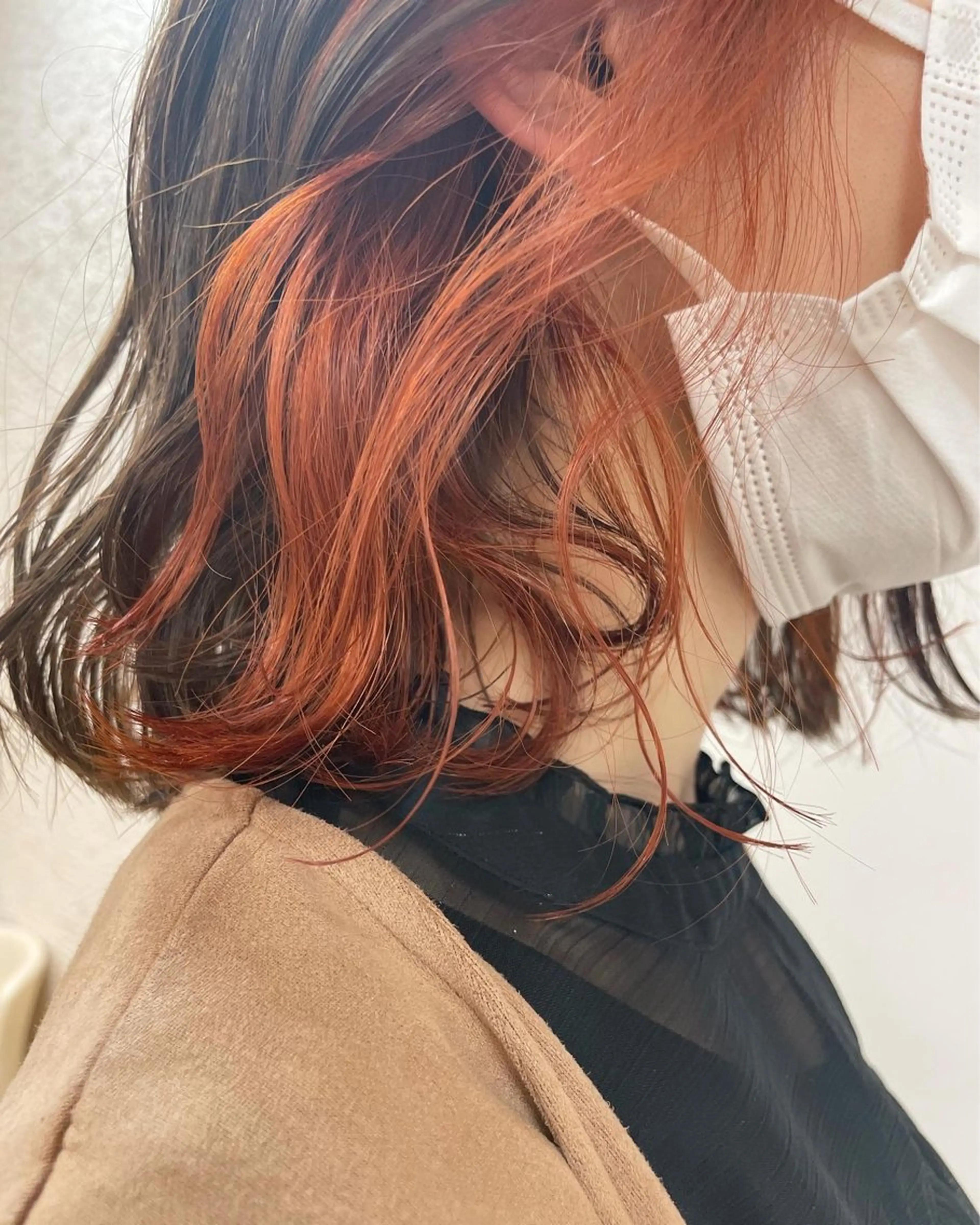 カラー 💜暖色系カラー/ ブリーチカラー💜のヘアスタイル