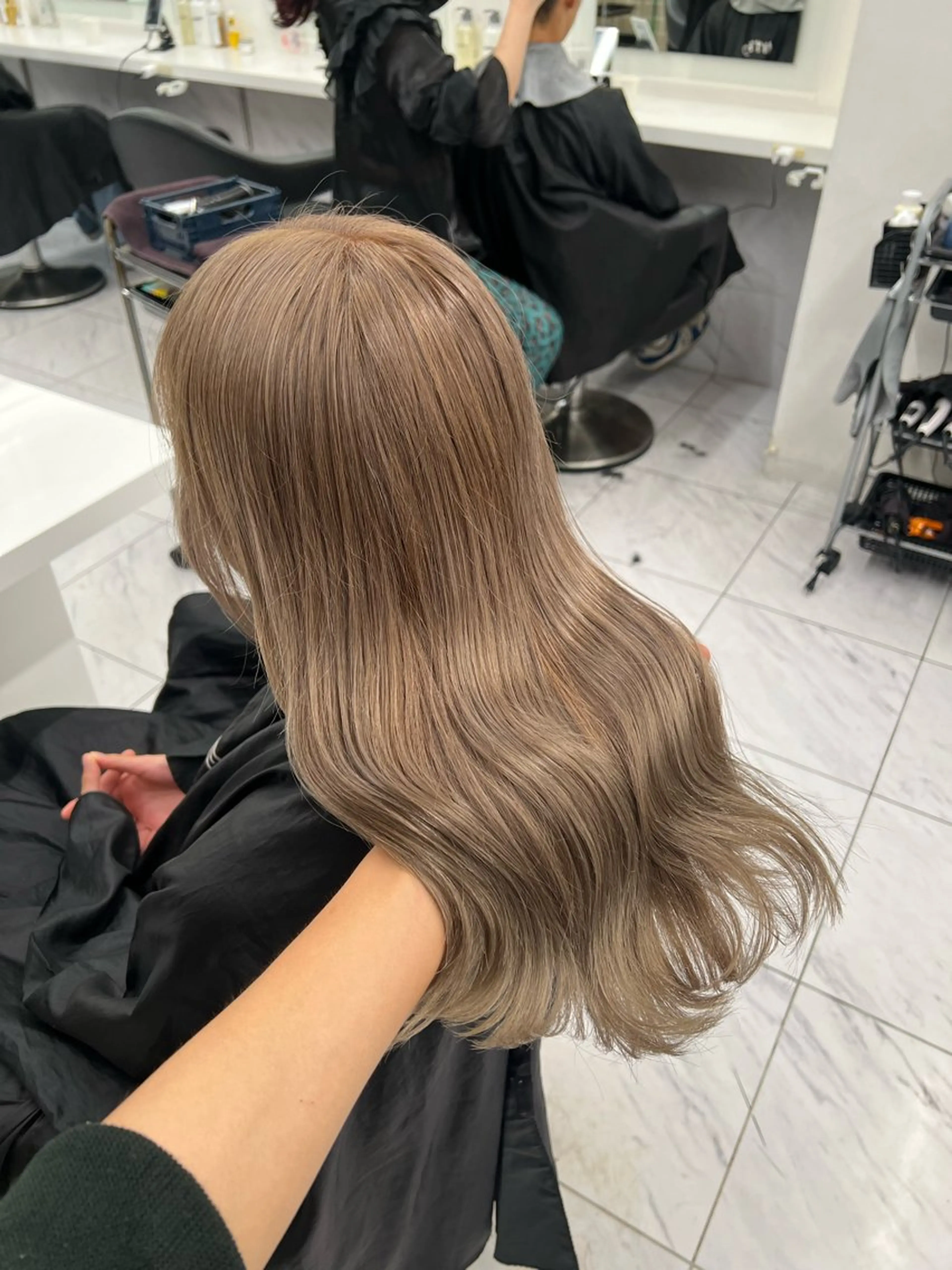 ロング カラー 🎀暖色/ラベンダー /paru🤍のヘアスタイル