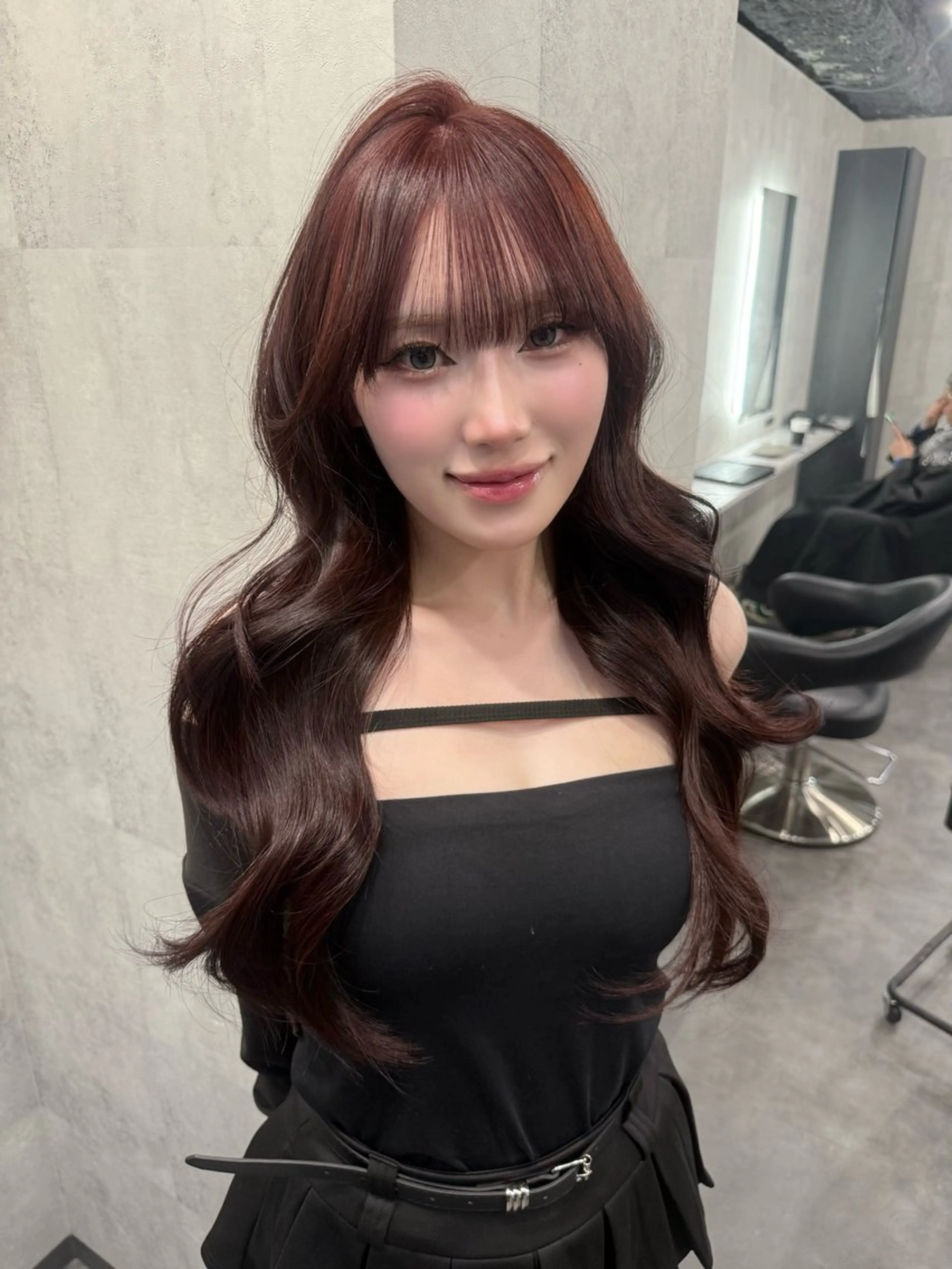 ミディアム 💖艶髪/韓国ヘア 💖asukaのヘアスタイル