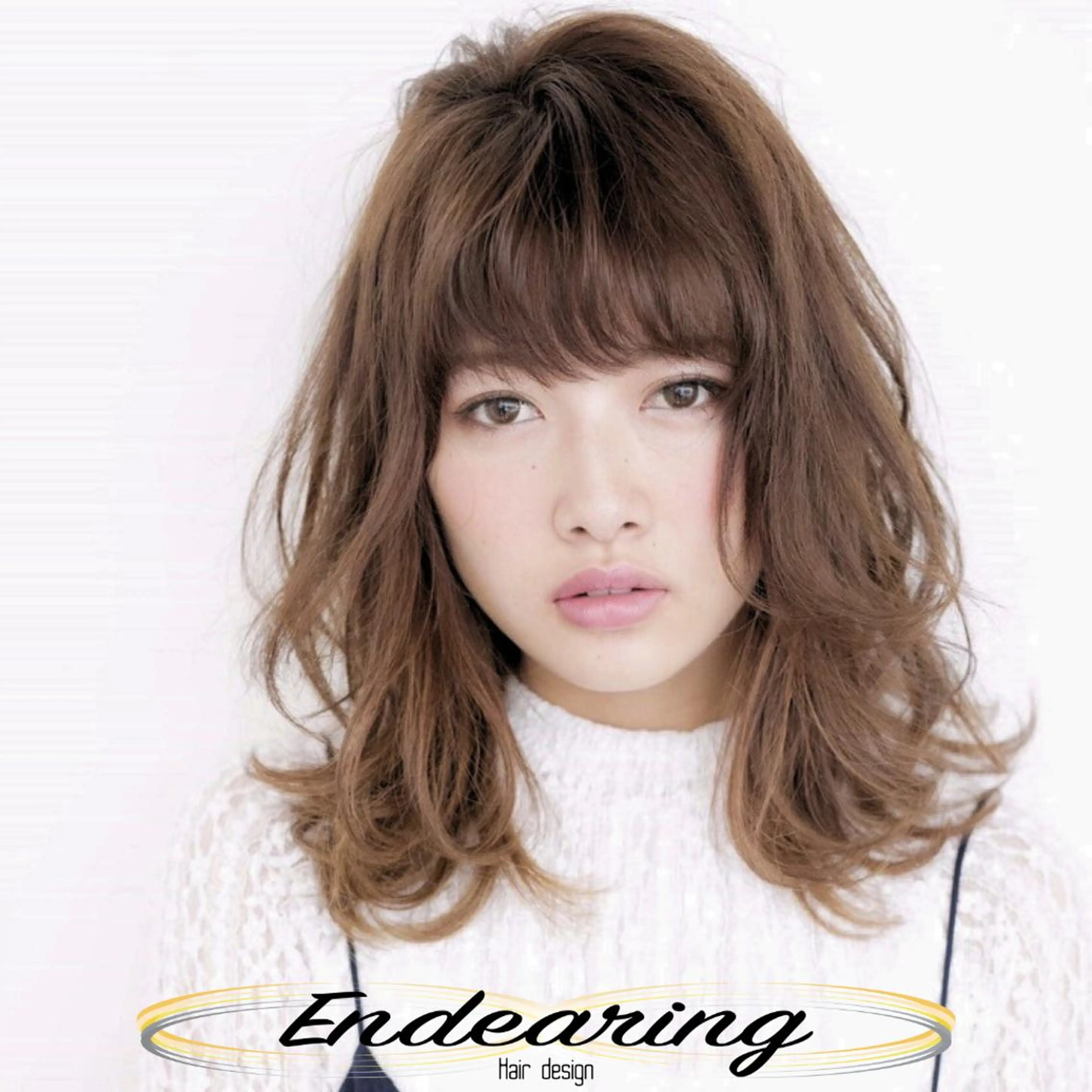 カラー ベージュカラー 透明感カラー カット ヘアカラー Endearing 銀座/レイヤーカットのヘアスタイル