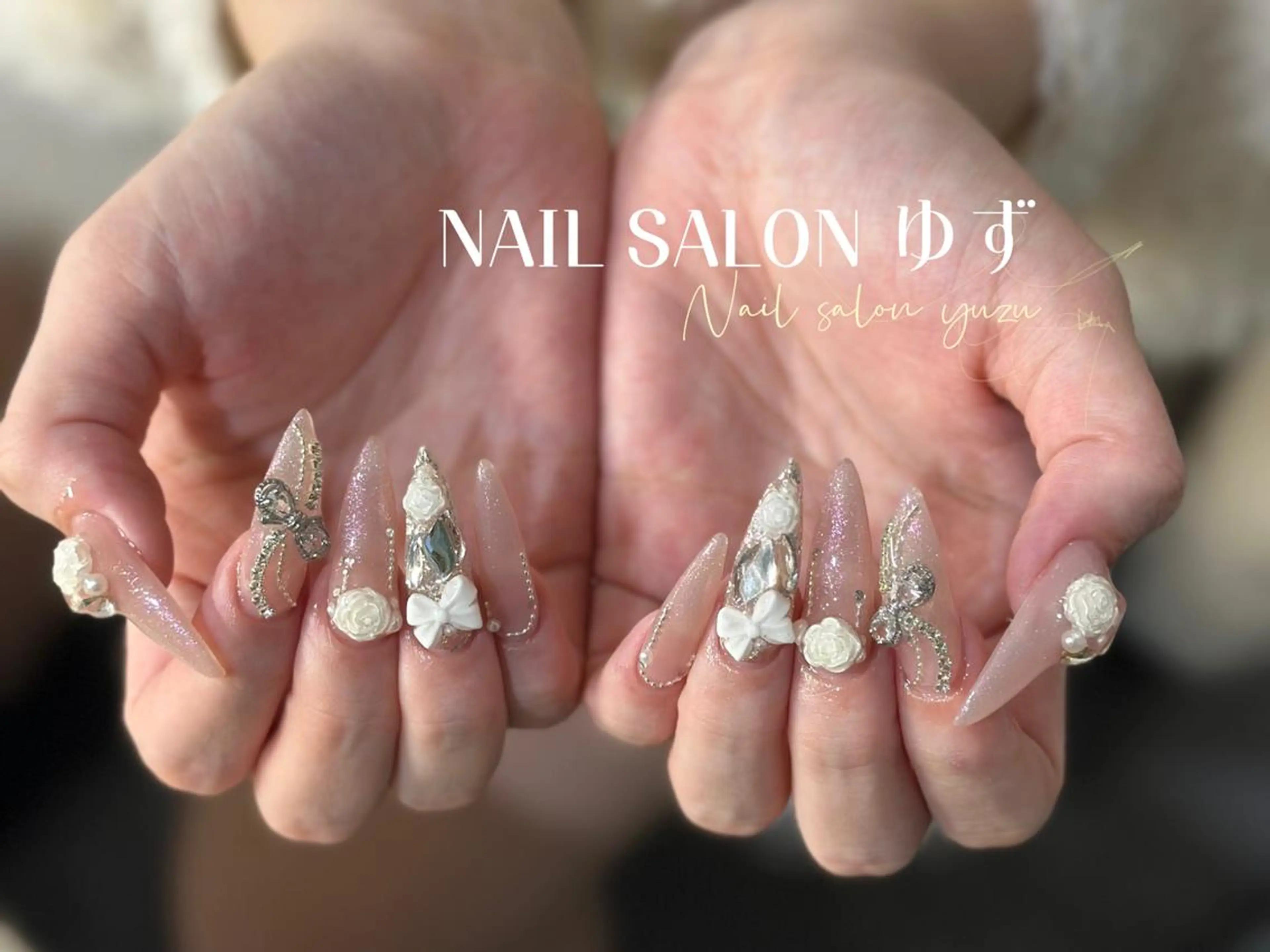 ネイル 長さ出し ハンドネイル ハンドケア MAKI💚💚💚 秋葉原.のネイルデザイン