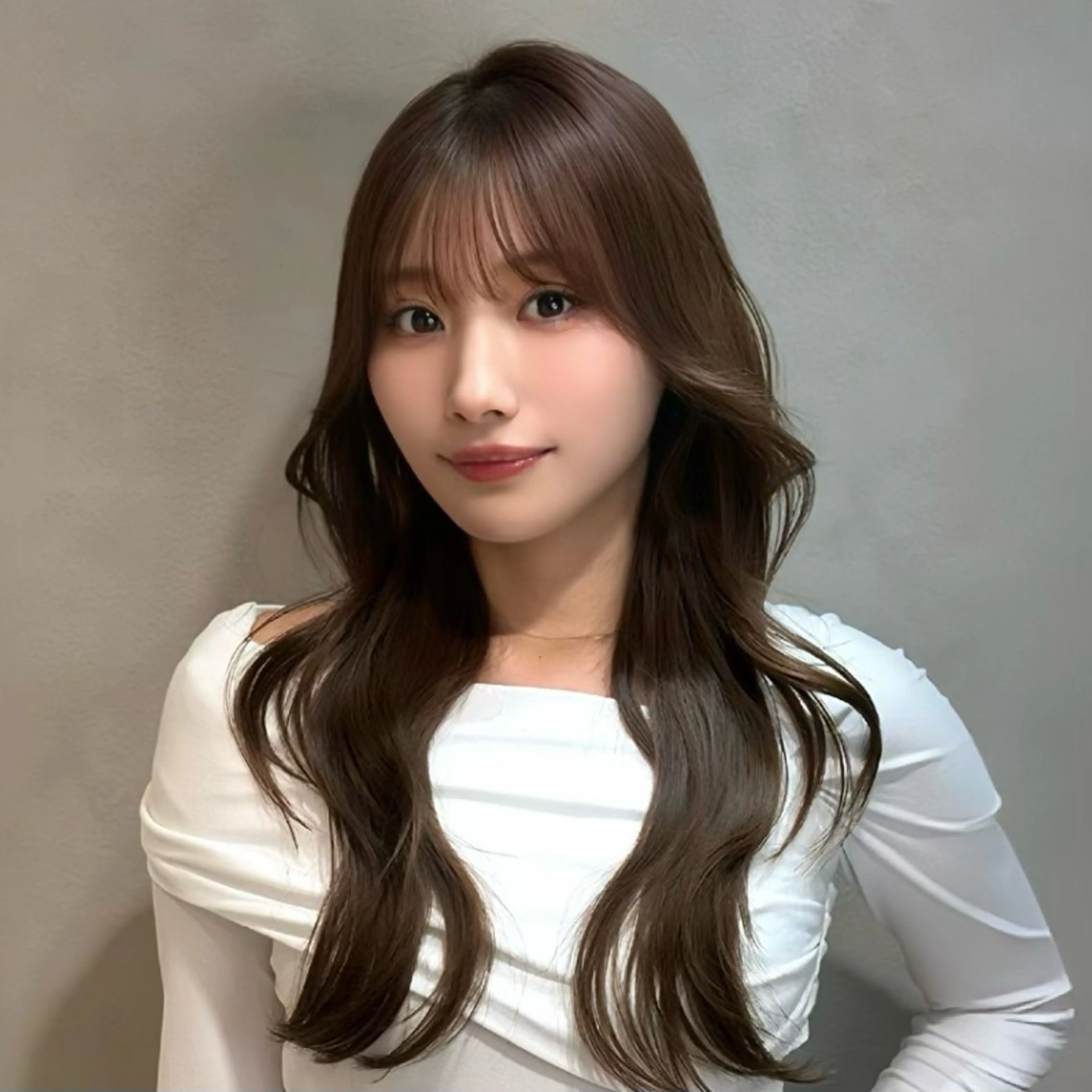 ロング カット ヘアカラー トリートメント RYU/レイヤーカッ ト/透明感艶カラー/のヘアスタイル