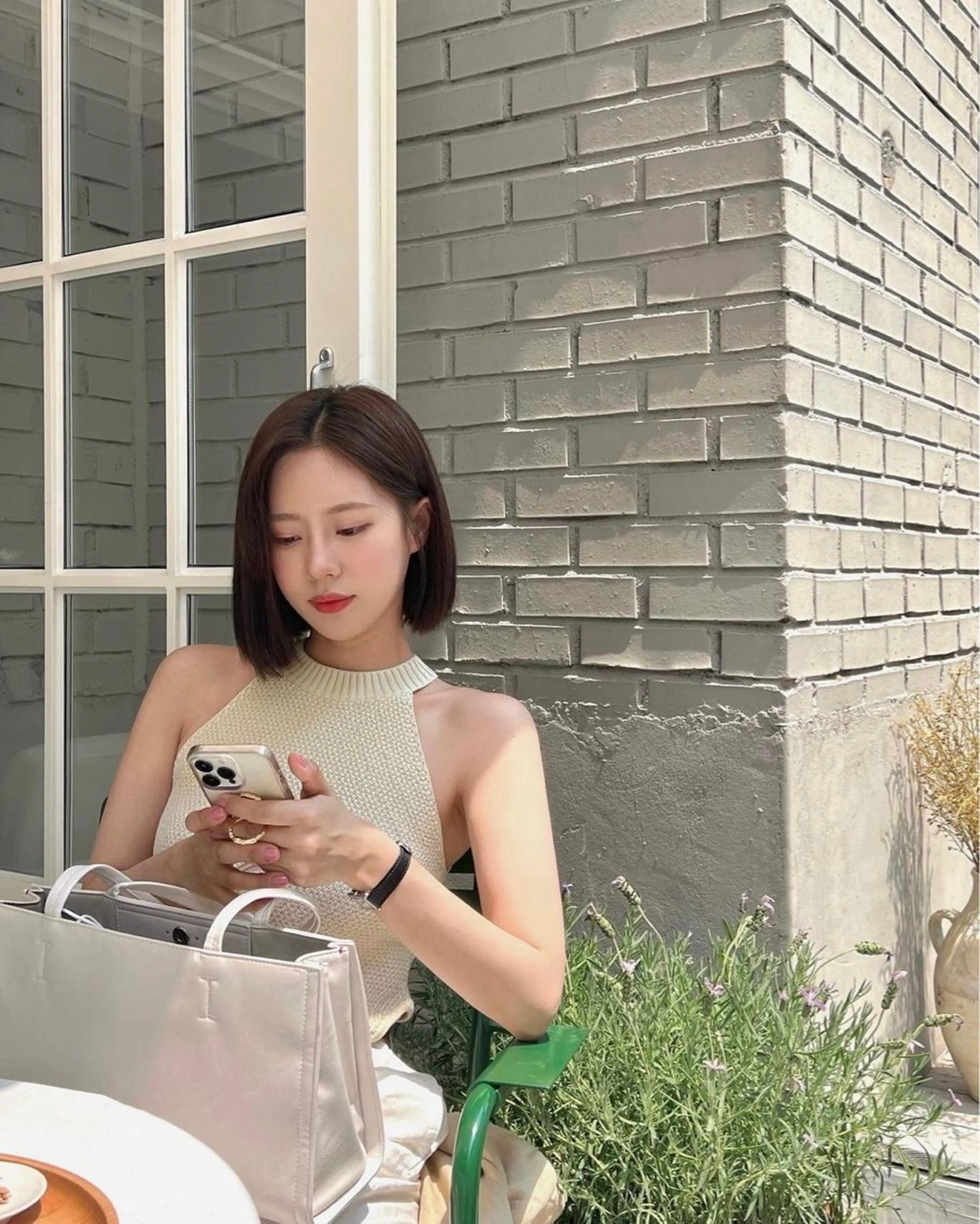 ショート カラー カット ヘアカラー トリートメント 莉乃/縮毛矯正/髪質 改善/艶カラーのヘアスタイル