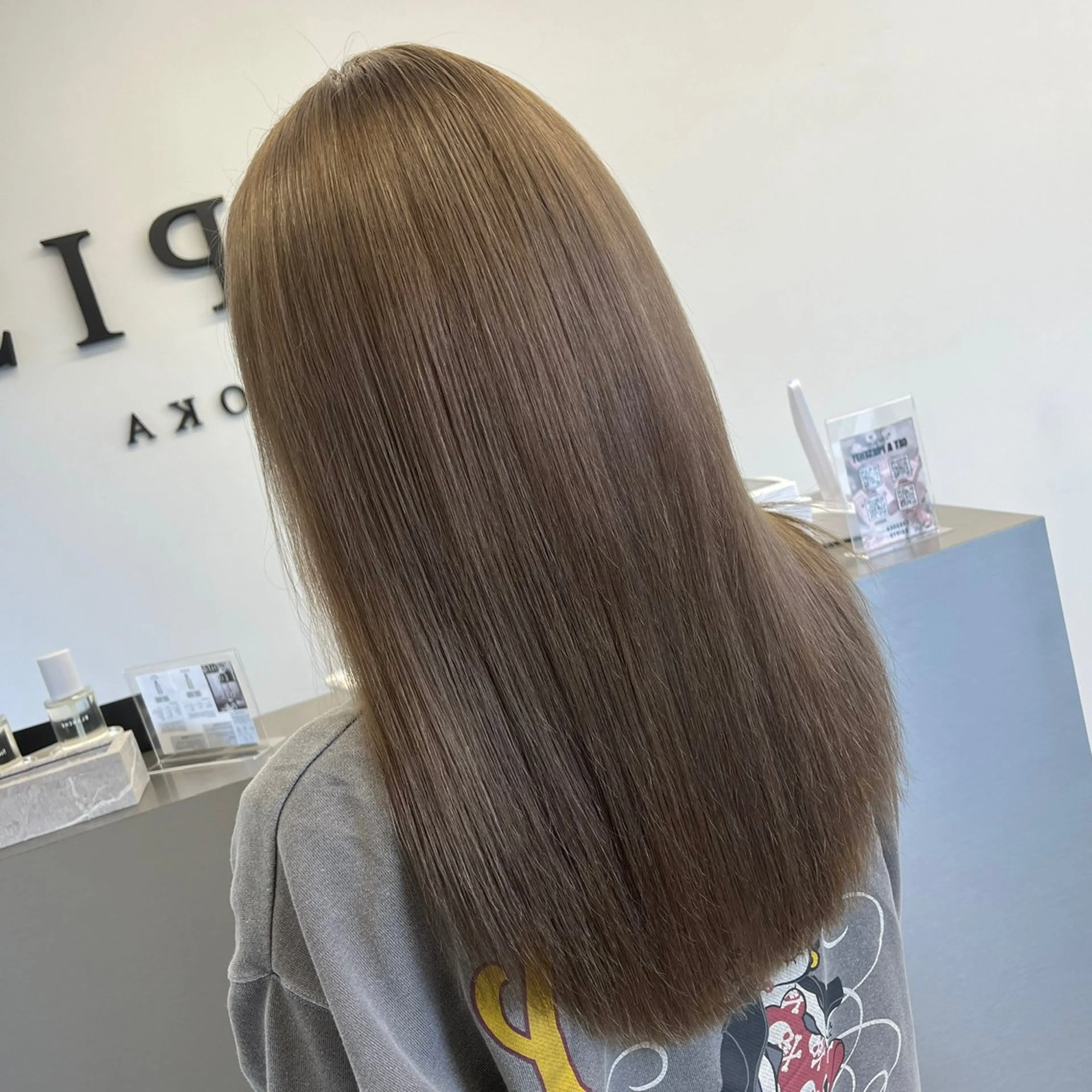 カラー グレージュ ヘアカラー MOMOKA /　Lapis今泉店のヘアスタイル