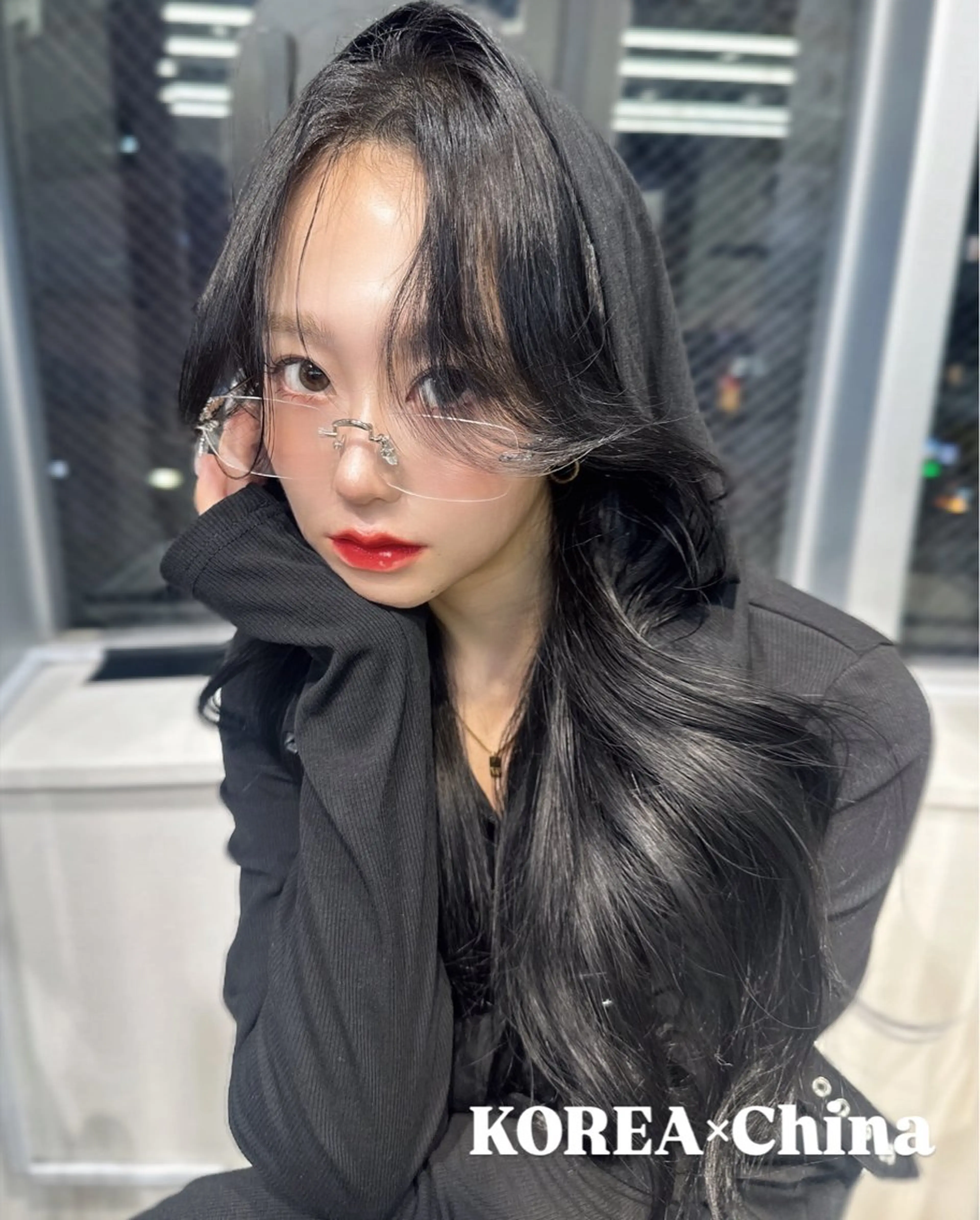 ロング カラー ハイトーンカラー 韓国風ヘア ヘアカラー トリートメント 渋谷韓国レイヤー /SAYAKA🩶ᩚのヘアスタイル