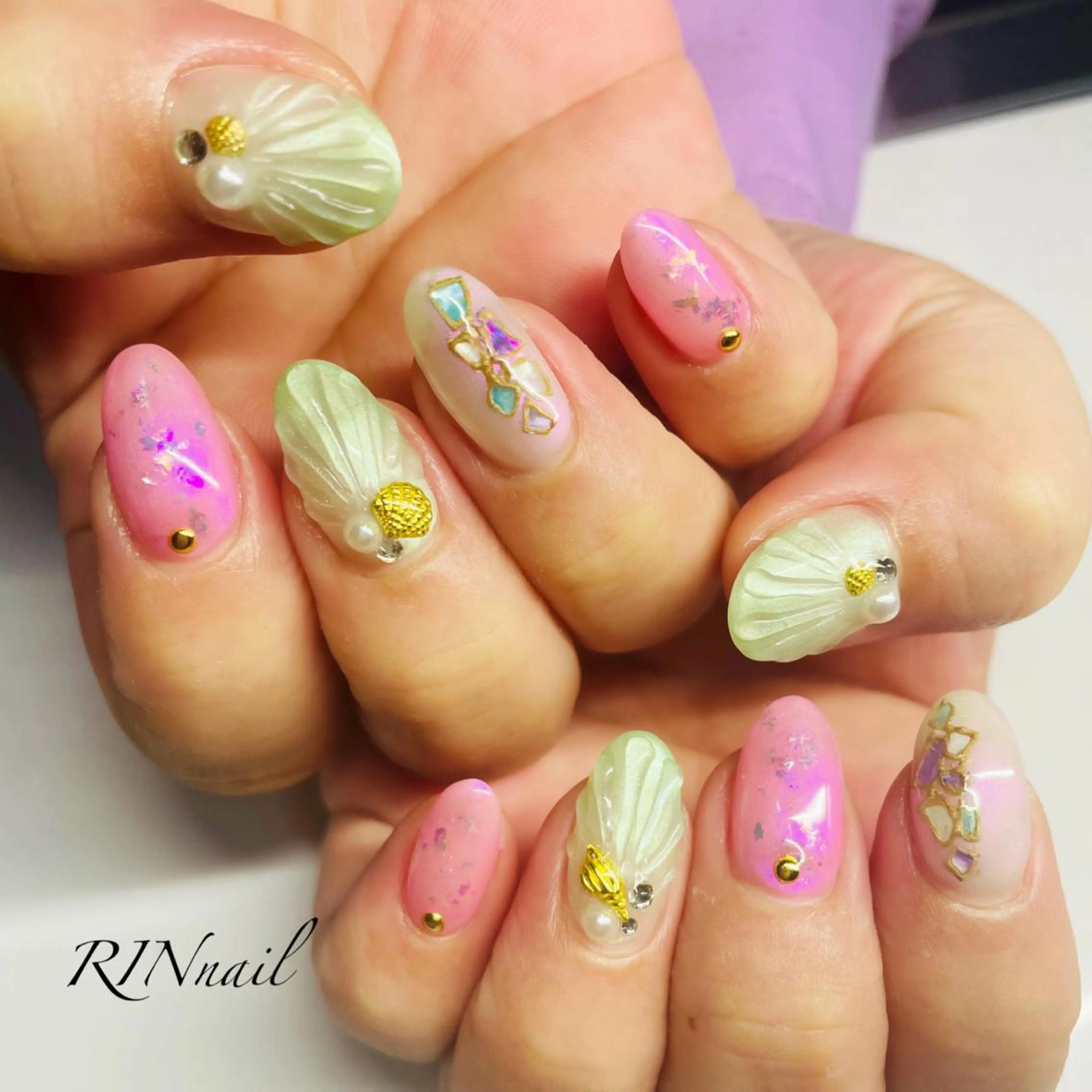 ネイル ハンドネイル ハンドケア RIN HOMEnailのネイルデザイン