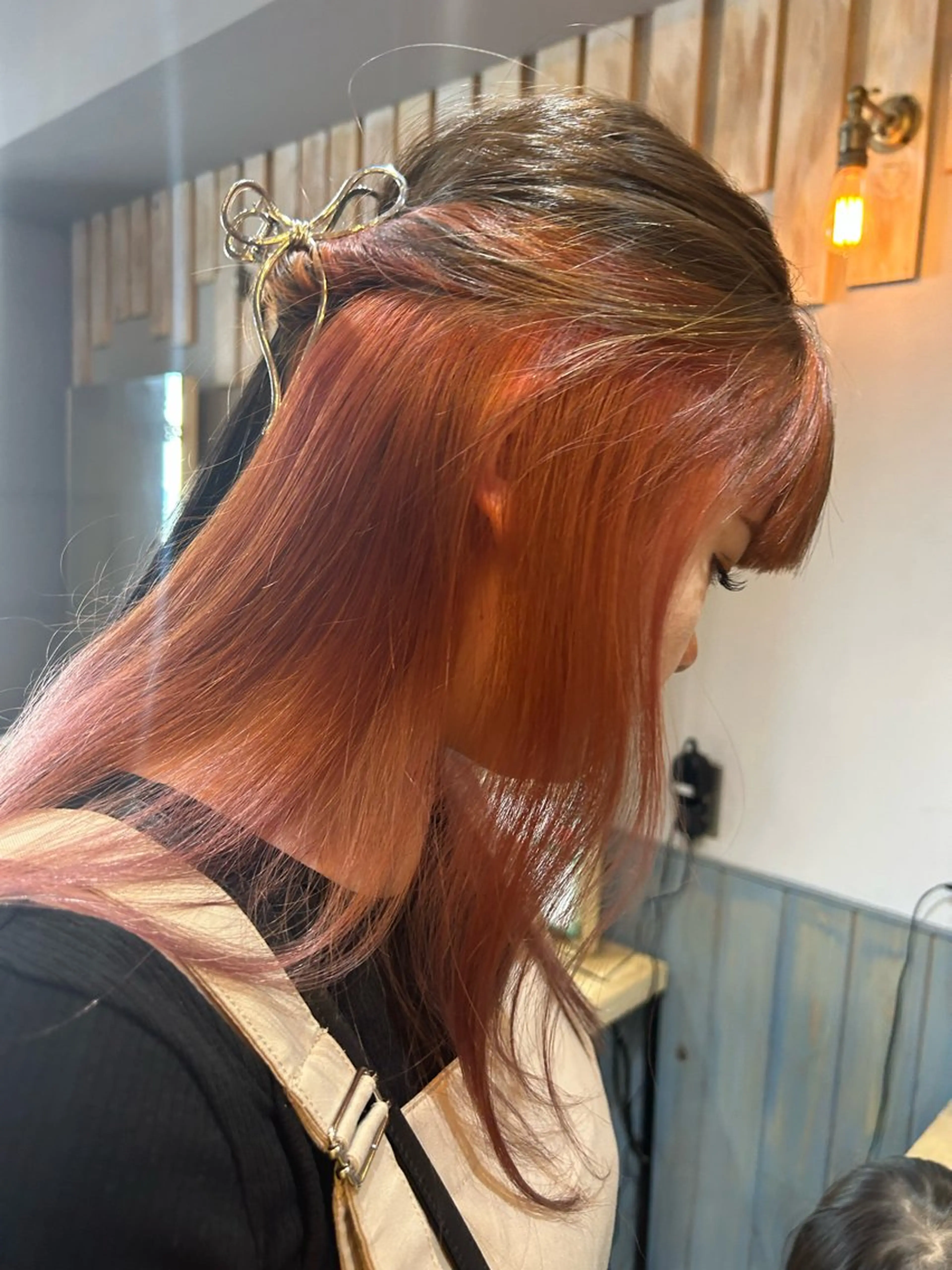 ロング 園田 彩音のヘアスタイル