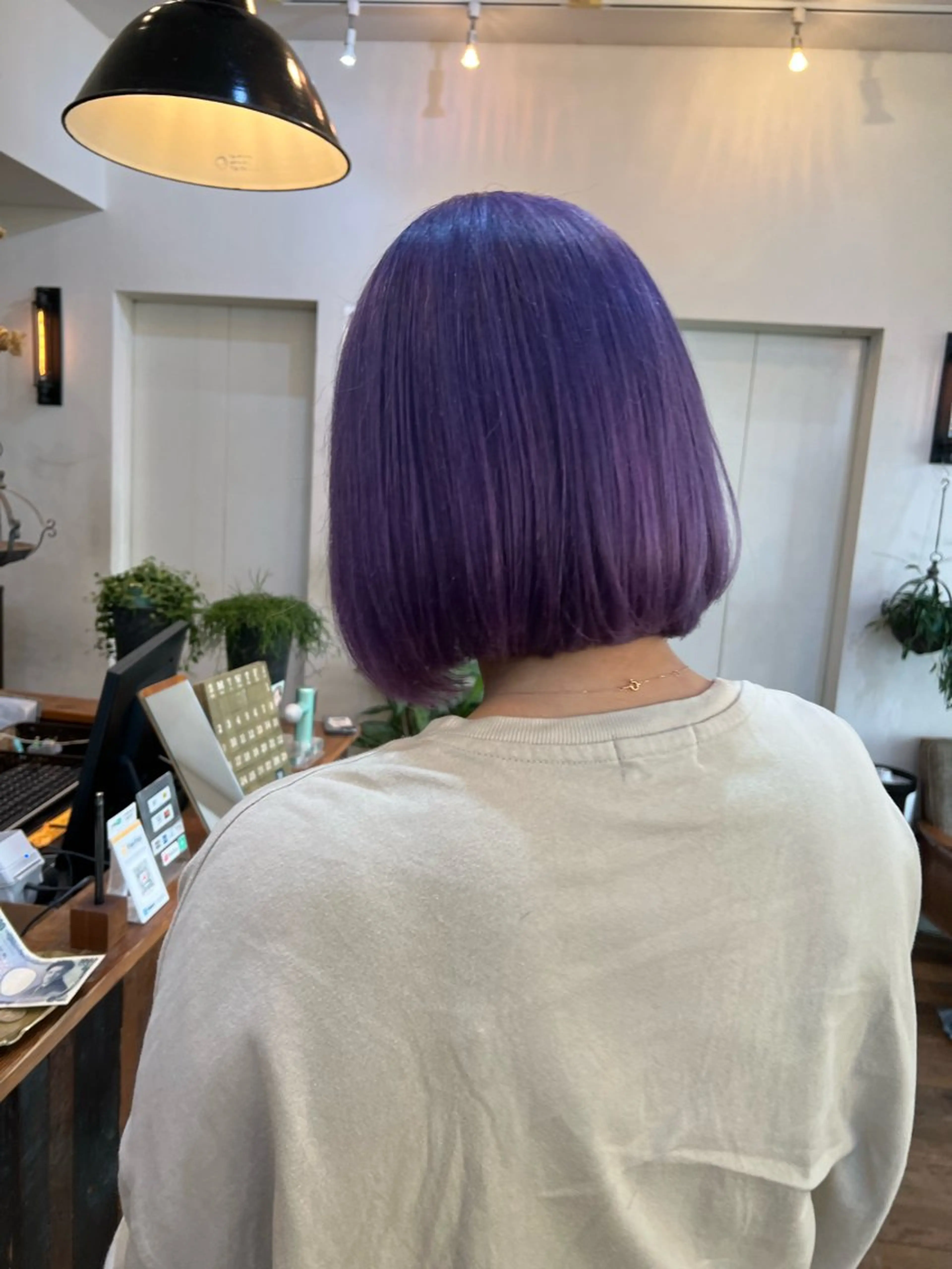 ショート カラー ラベンダーカラー ヘアカラー 【Belle】 MIYUKO🤎のヘアスタイル