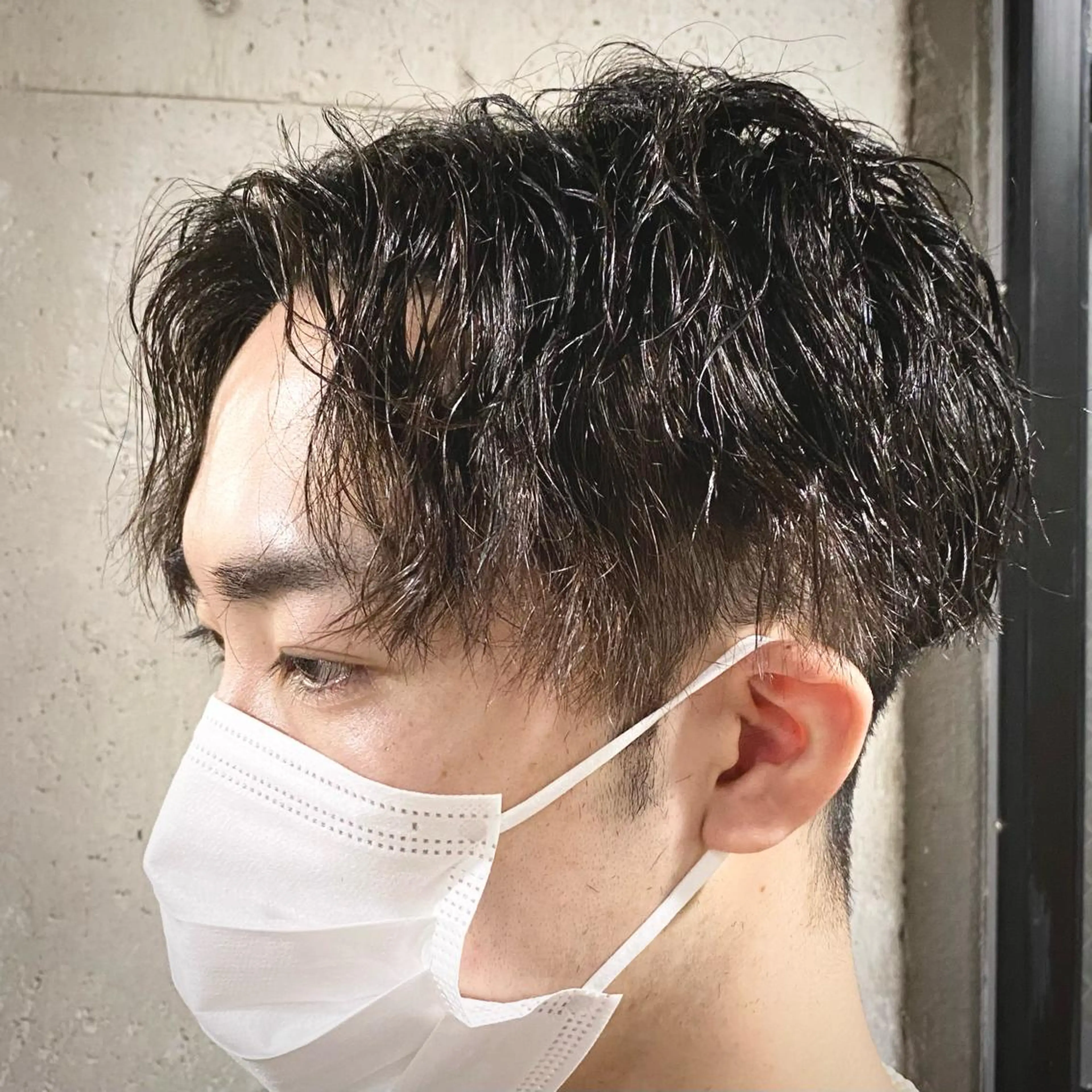 パーマ メンズ カット パーマ ヘアセット メンズブリーチカラー /パーマ ごーた立川のヘアスタイル