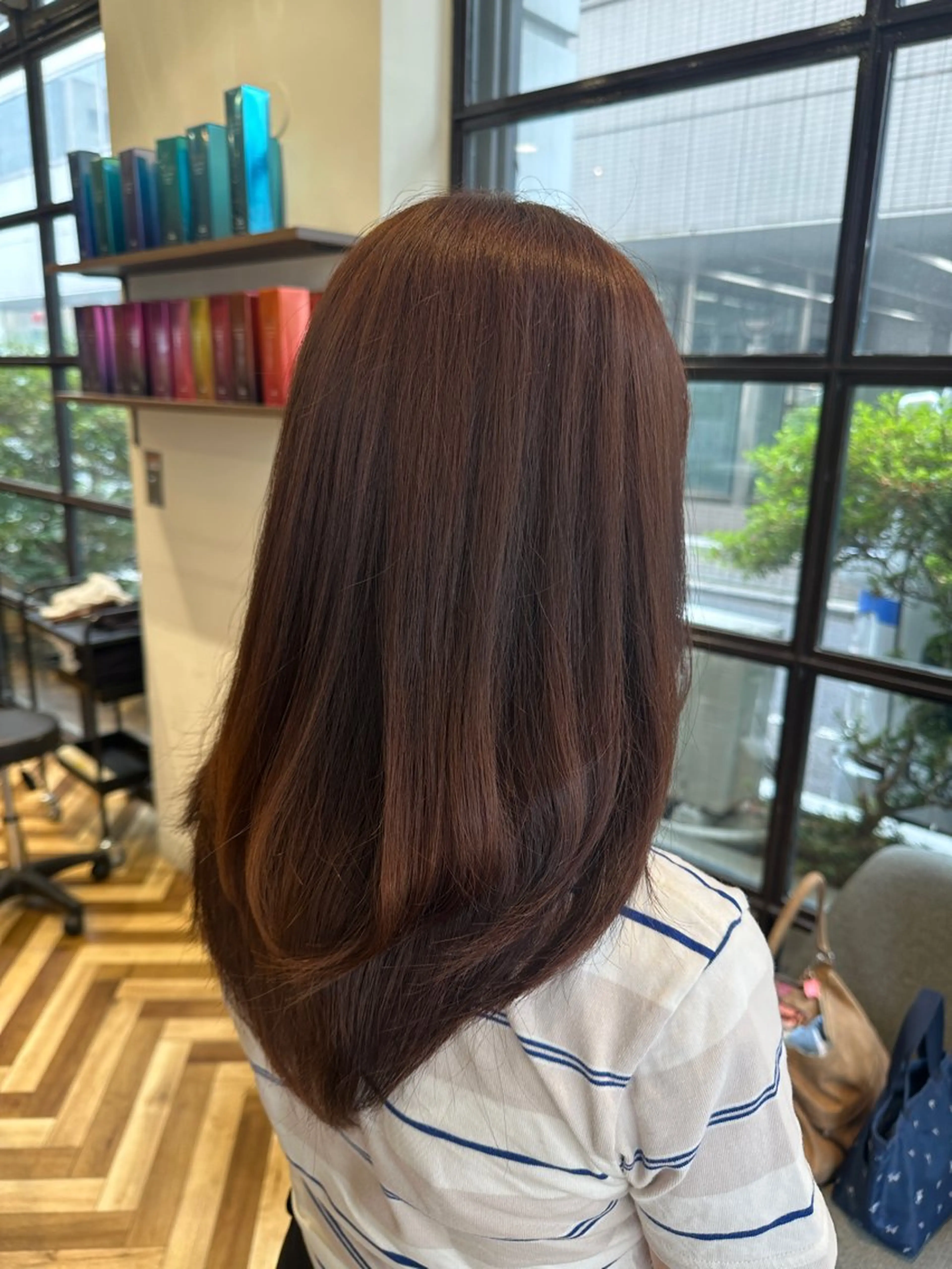 セミロング カラー 🌿MIYAGI ERI🧸のヘアスタイル