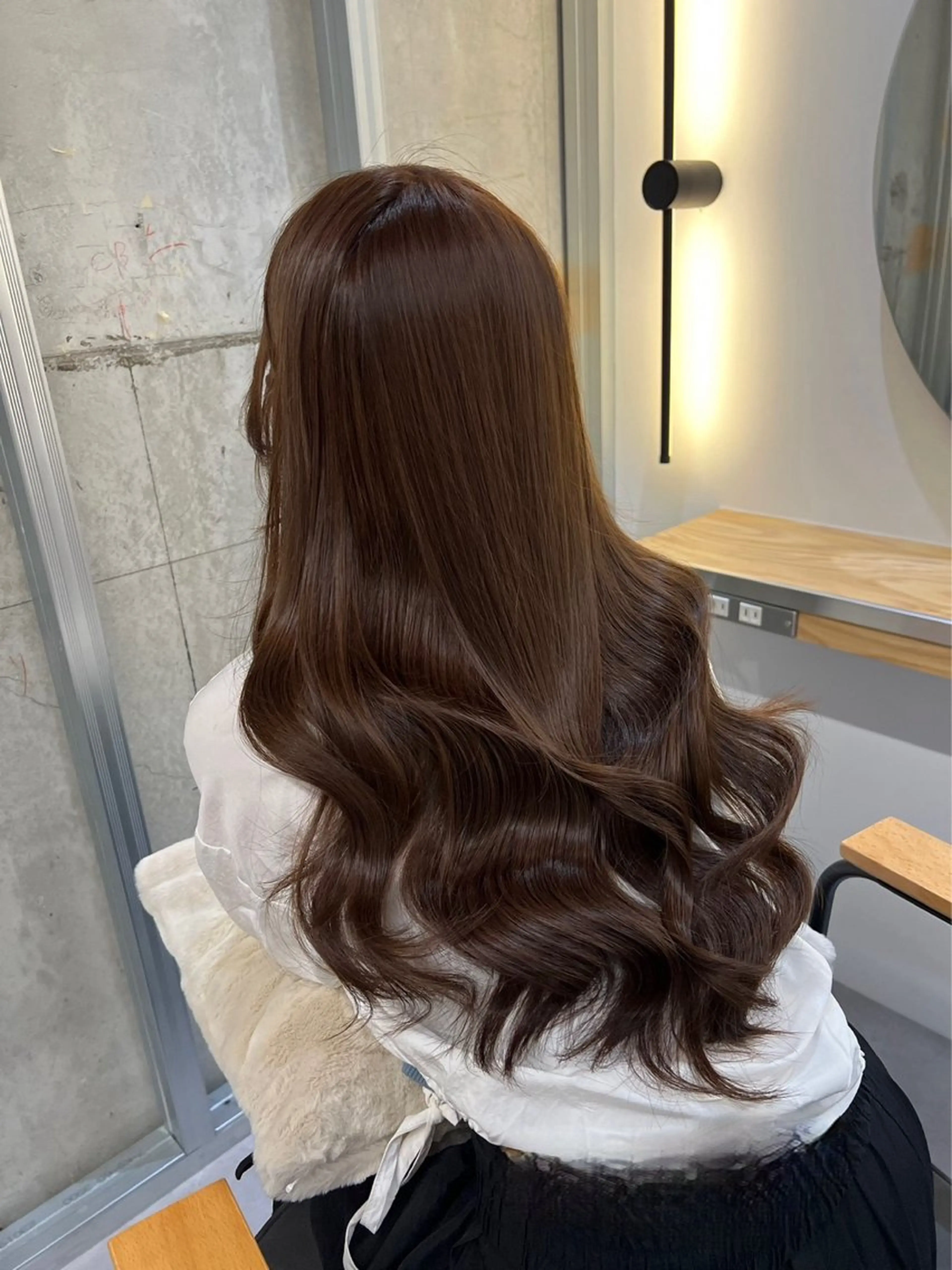 ロング カラー ヘアカラー トリートメント まほ/ カラーモデル募集中のヘアスタイル