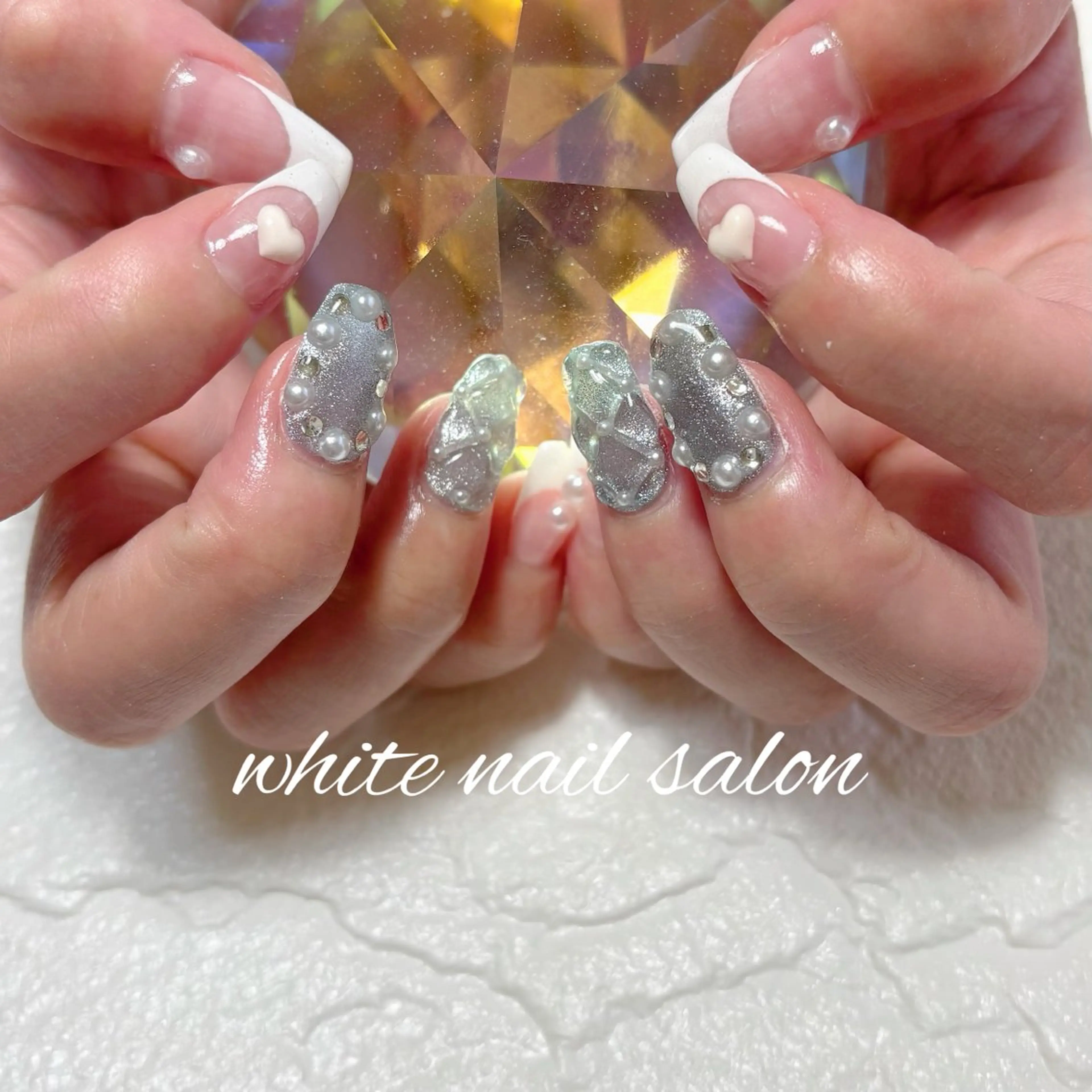 ネイル フットネイル ハンドネイル white nail salonのネイルデザイン