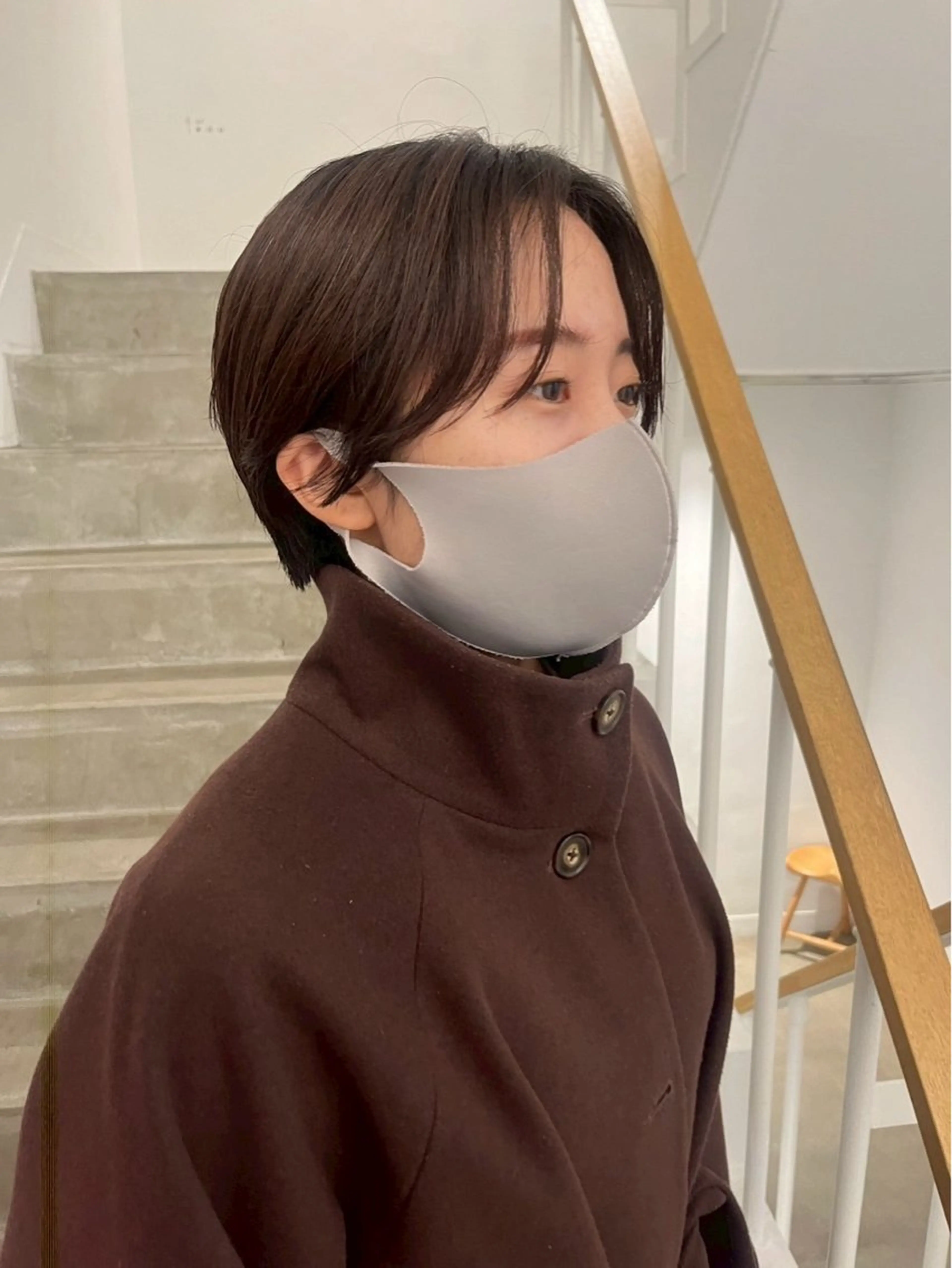 ショート e.n.u 烏丸山﨑 菜々実のヘアスタイル