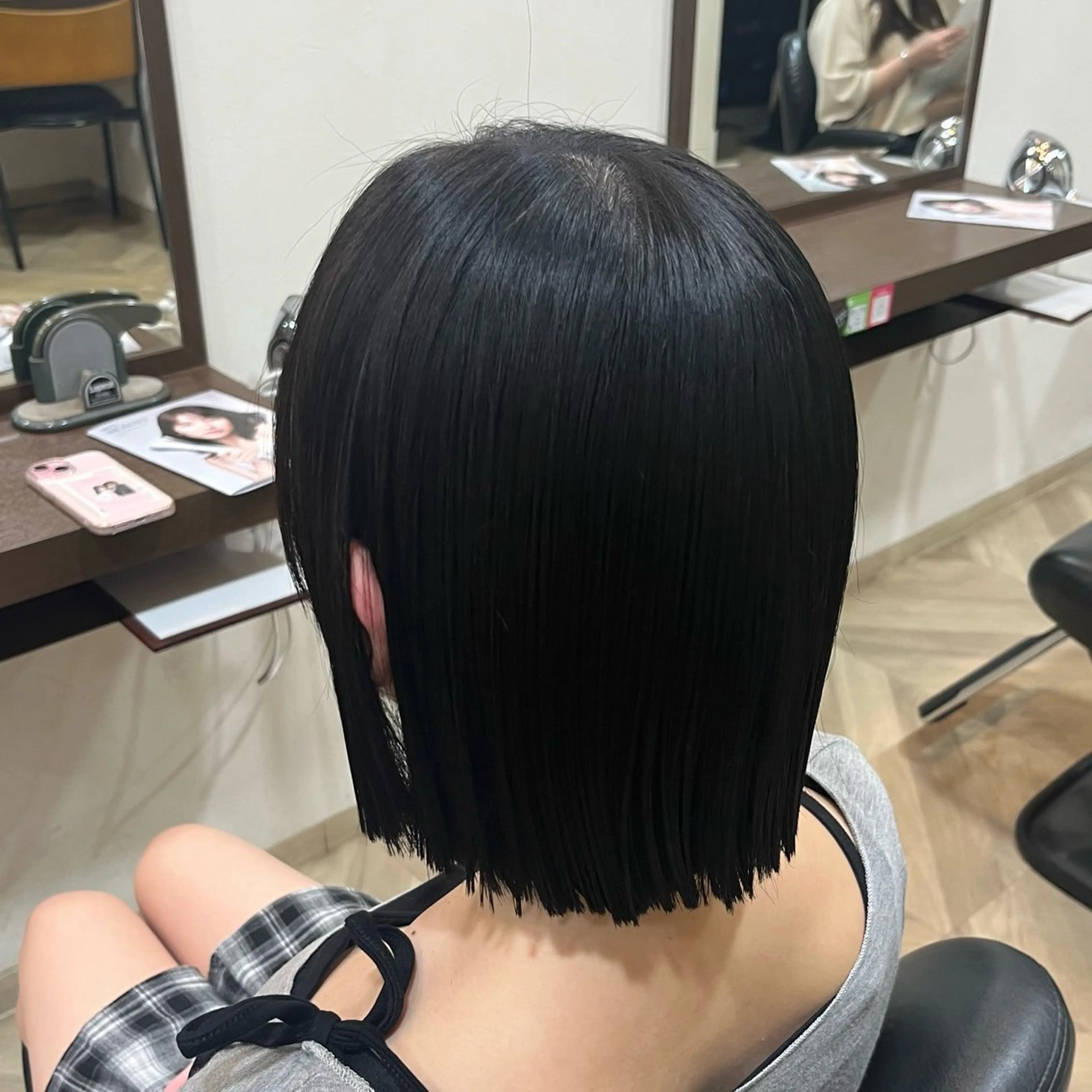 ミディアム 切りっぱなしボブ ボブ Harada Naoのヘアスタイル