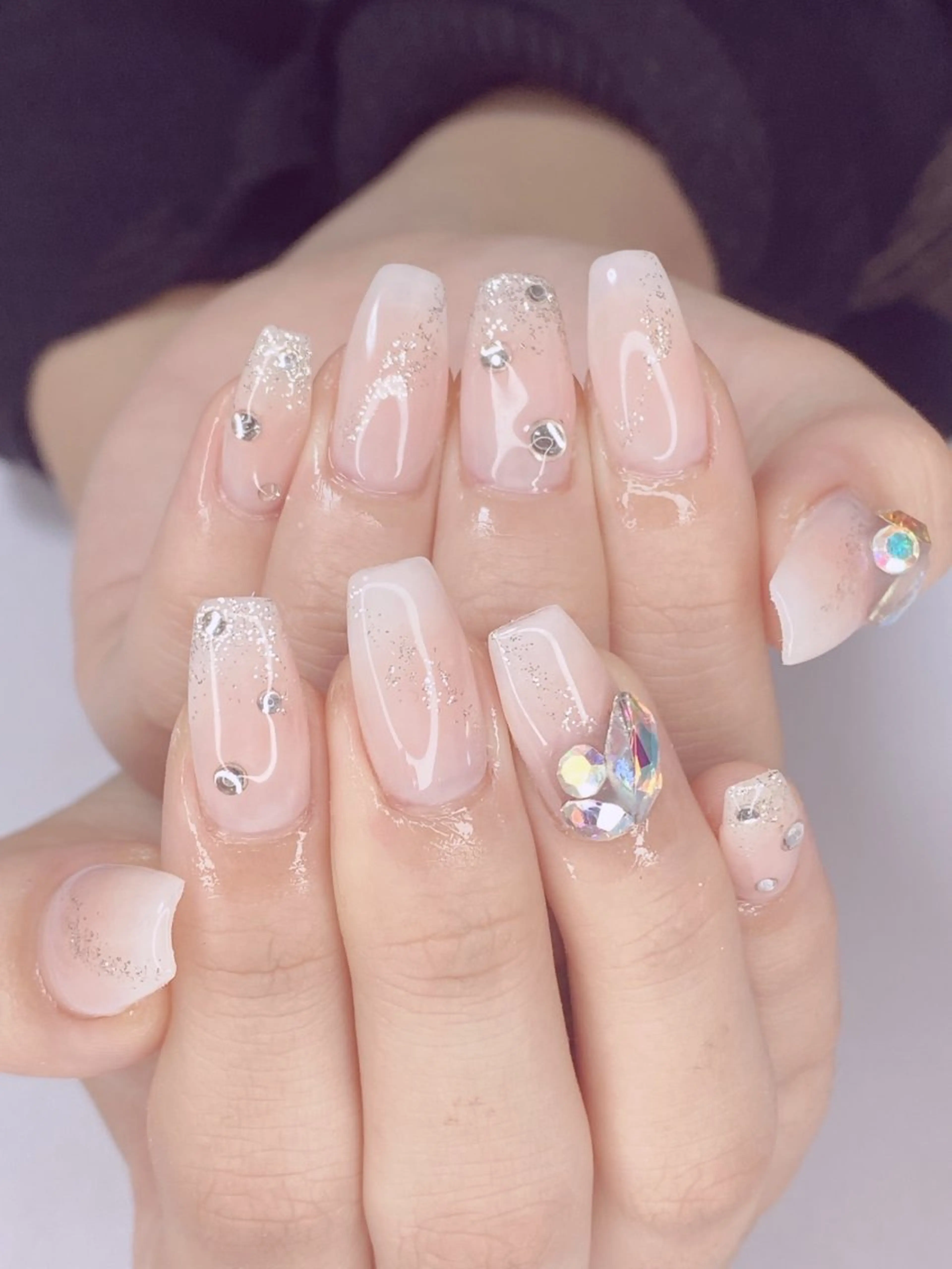 ネイル アートネイル オーロラネイル 桜ネイル クリアネイル フットネイル Ｎail Ｓalon ertiのネイルデザイン