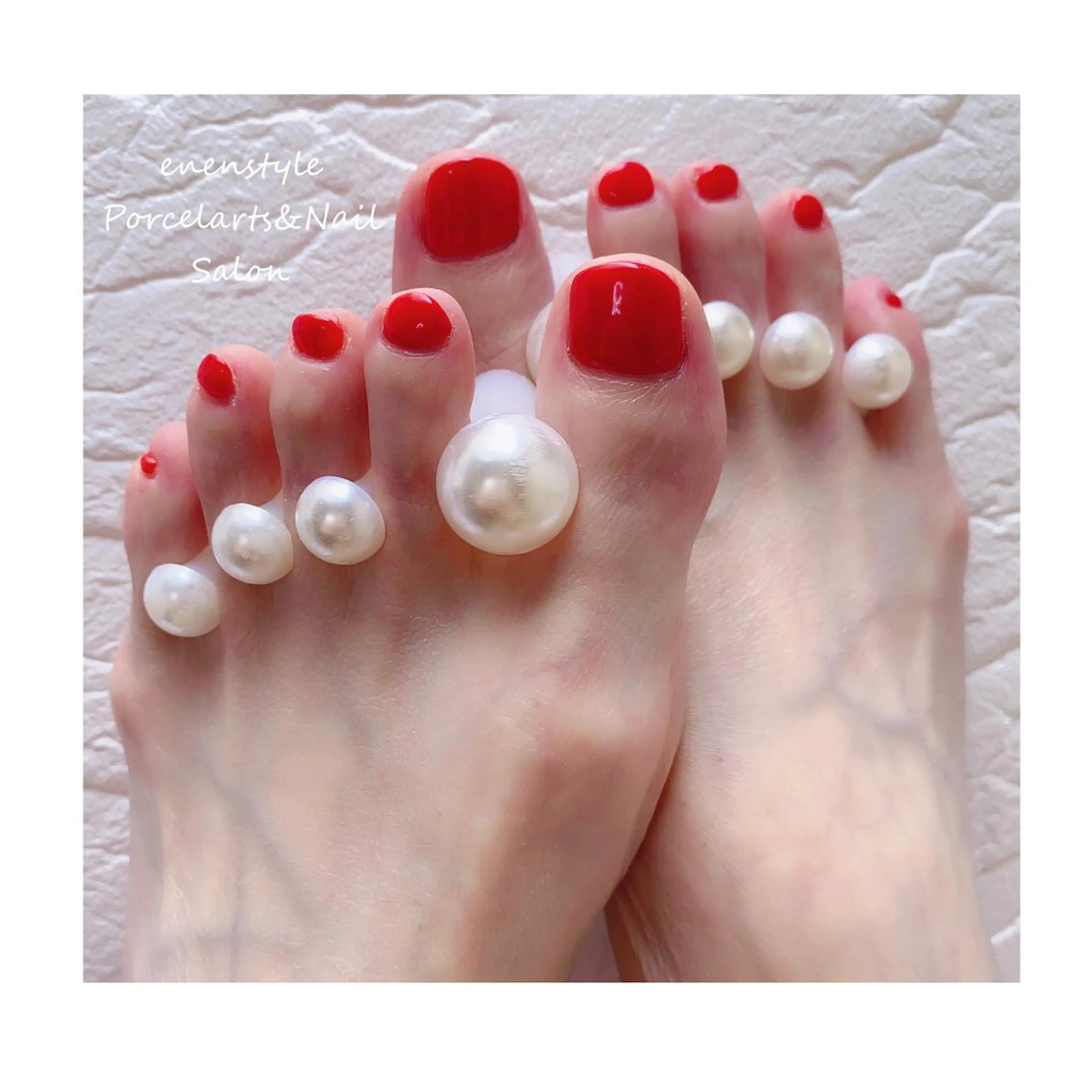 ショート ネイル ハンドネイル フットネイル 👑enen style👑のネイルデザイン