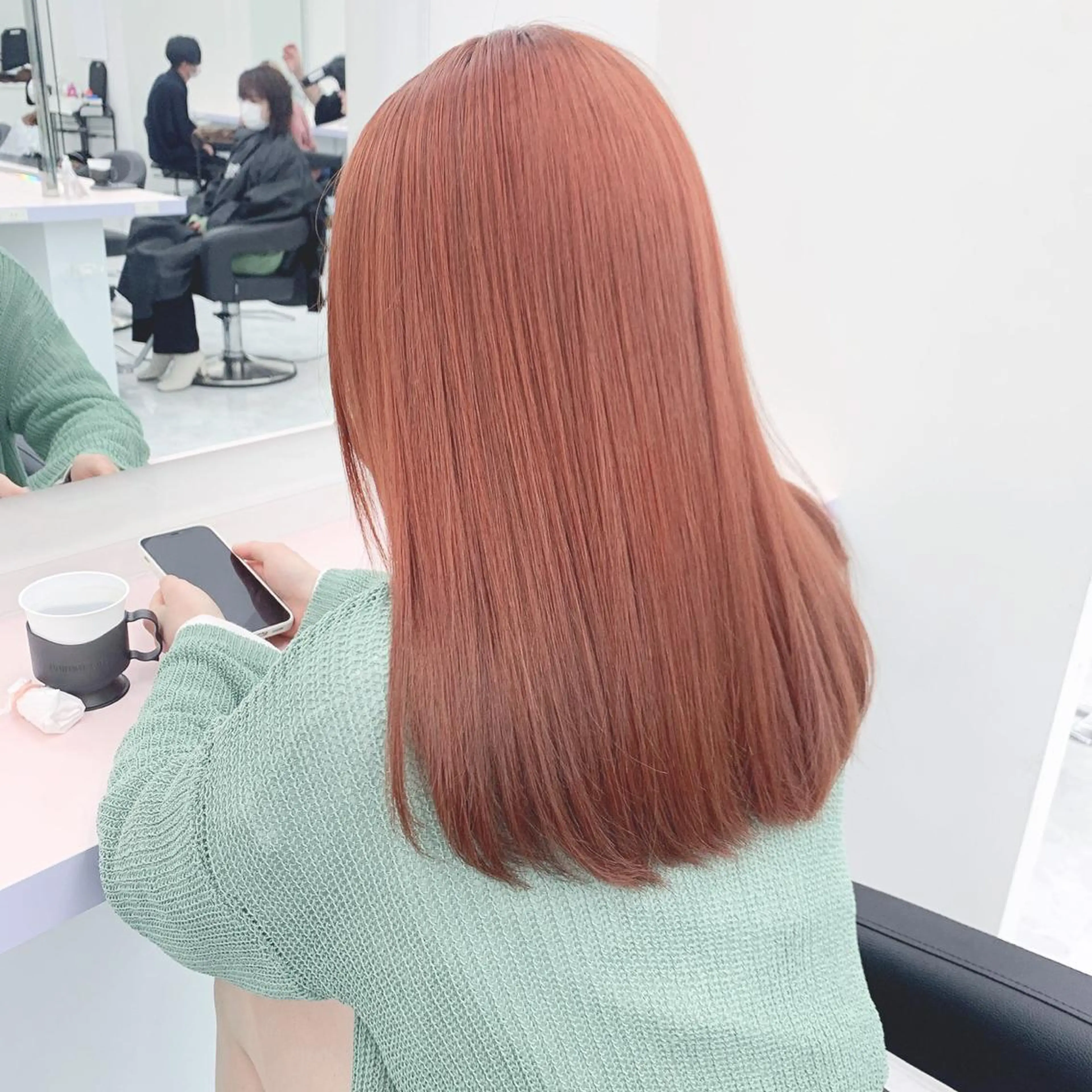 ミディアム カラー ヘアアレンジ 🤍透明感カラー🤍 似合わせ🤍AINEのヘアスタイル