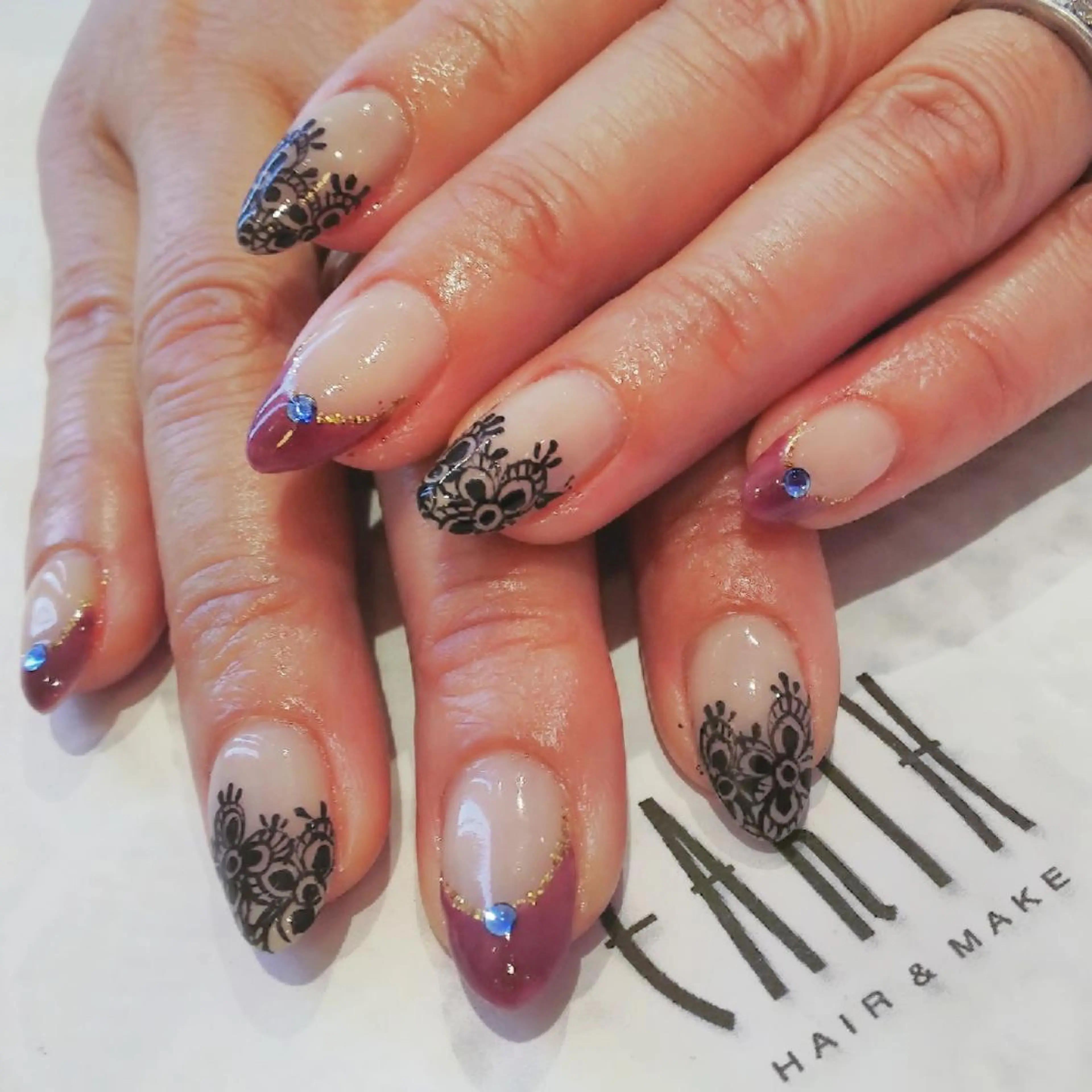 ネイル ハンドネイル Ne naiL ruricoのネイルデザイン