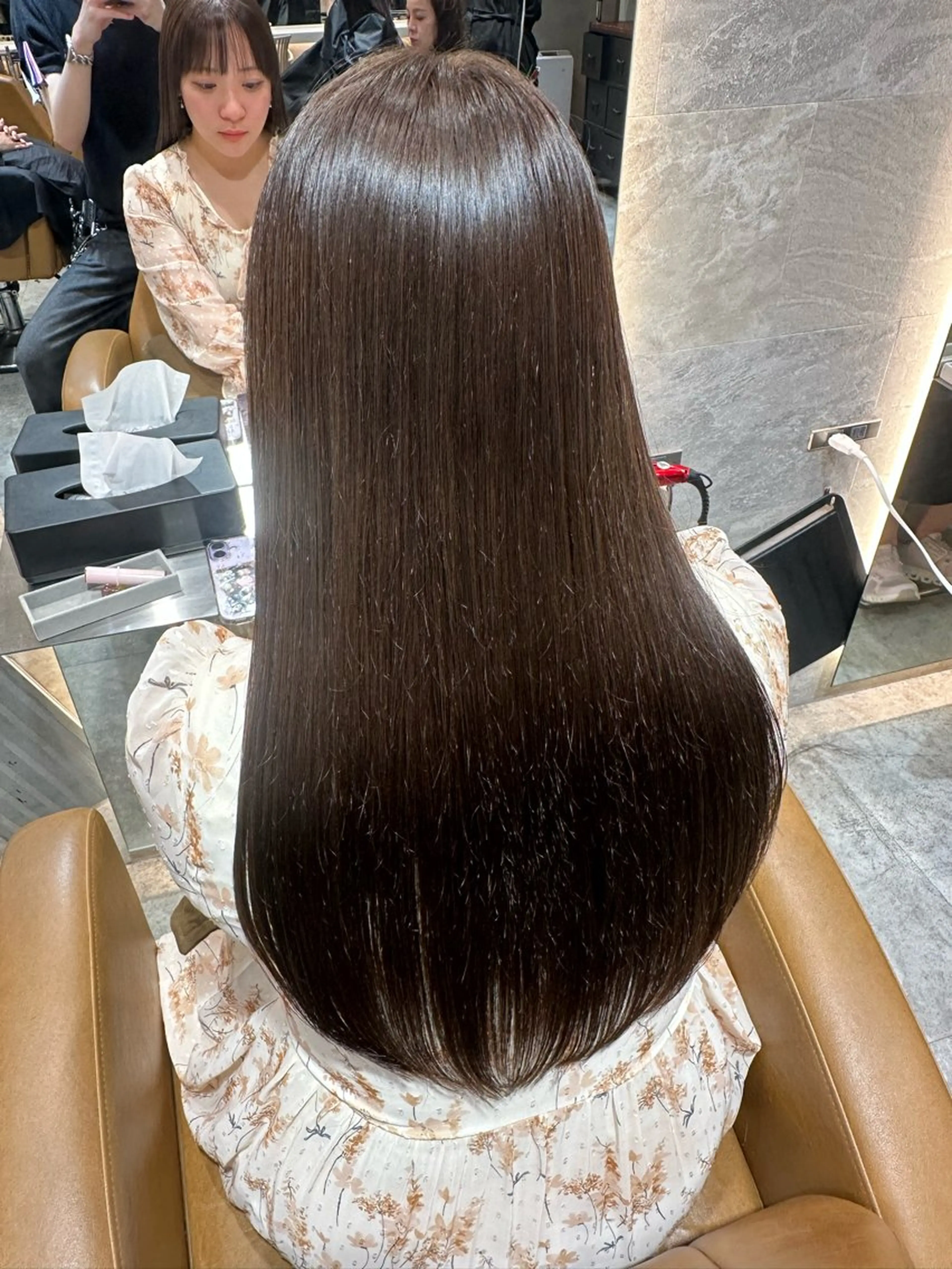 ロング 髪質改善 縮毛矯正 トリートメント カット 縮毛矯正 髪質改善/縮毛矯正 レイヤー/ユウタ👑のヘアスタイル