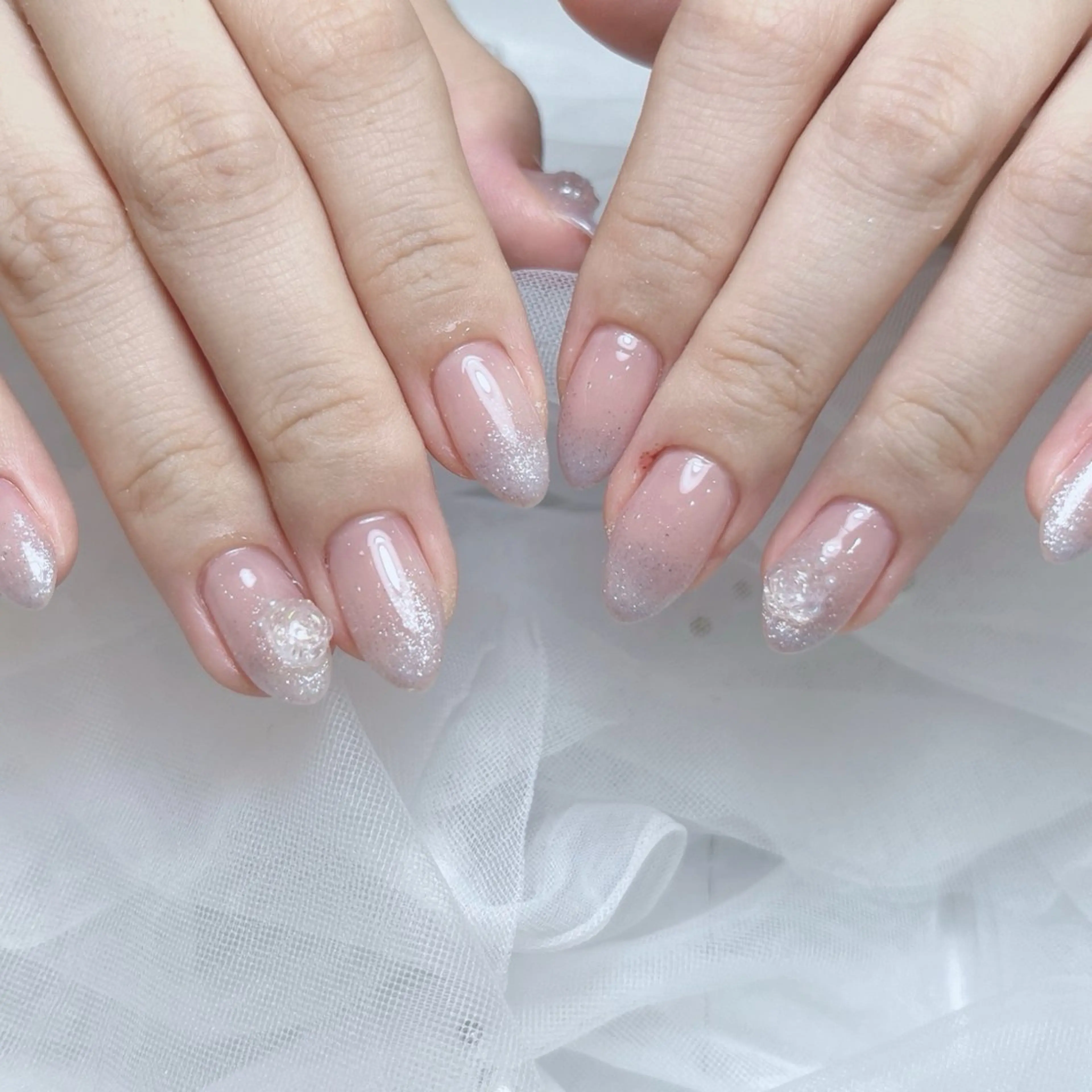 ネイル クリアネイル エルバイノリコ加藤 パラジェル取り扱い店のネイルデザイン