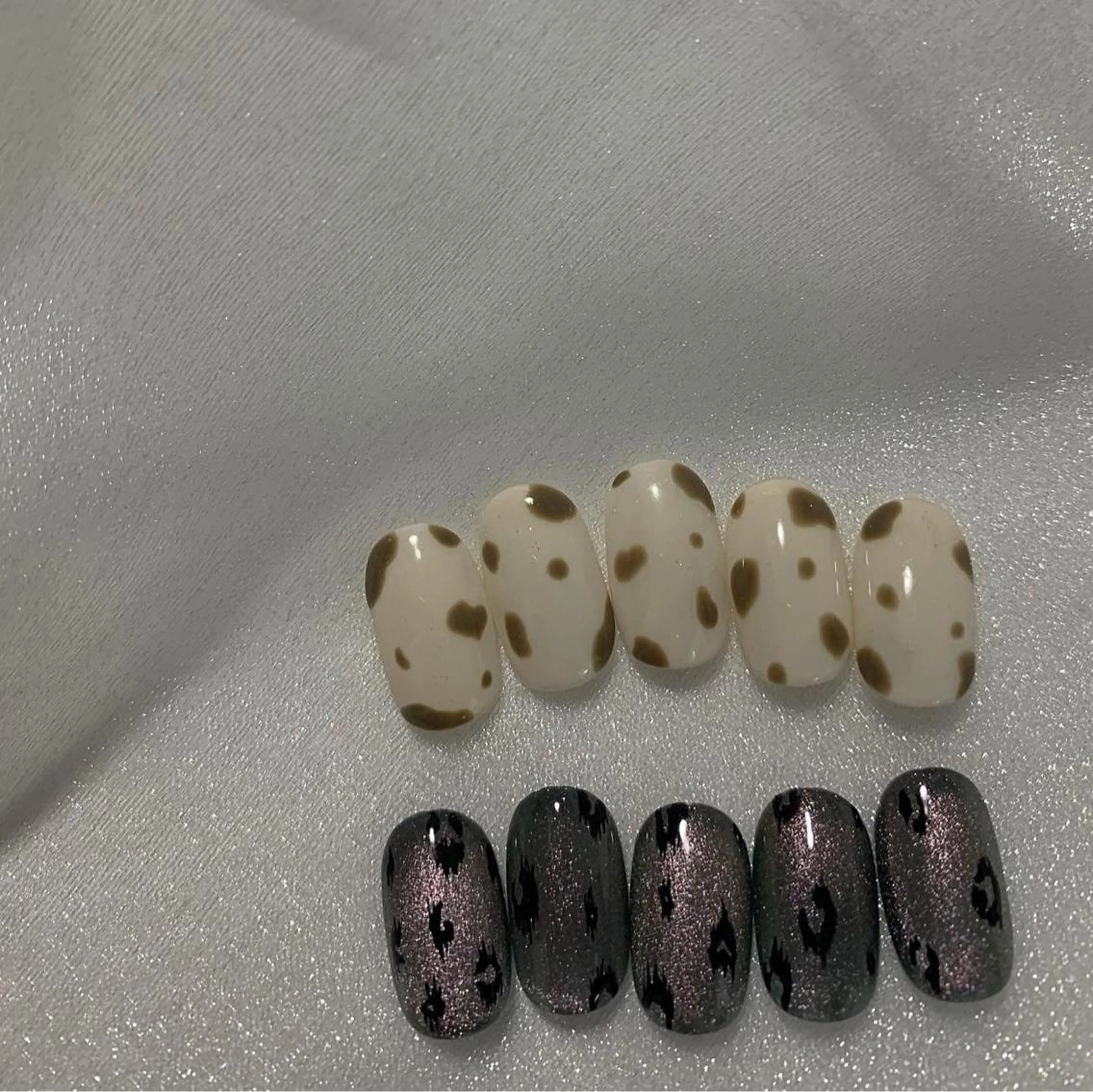 ネイル アニマル柄 マグネットネイル ハンドネイル ハンドケア lylynail YUUKAのネイルデザイン